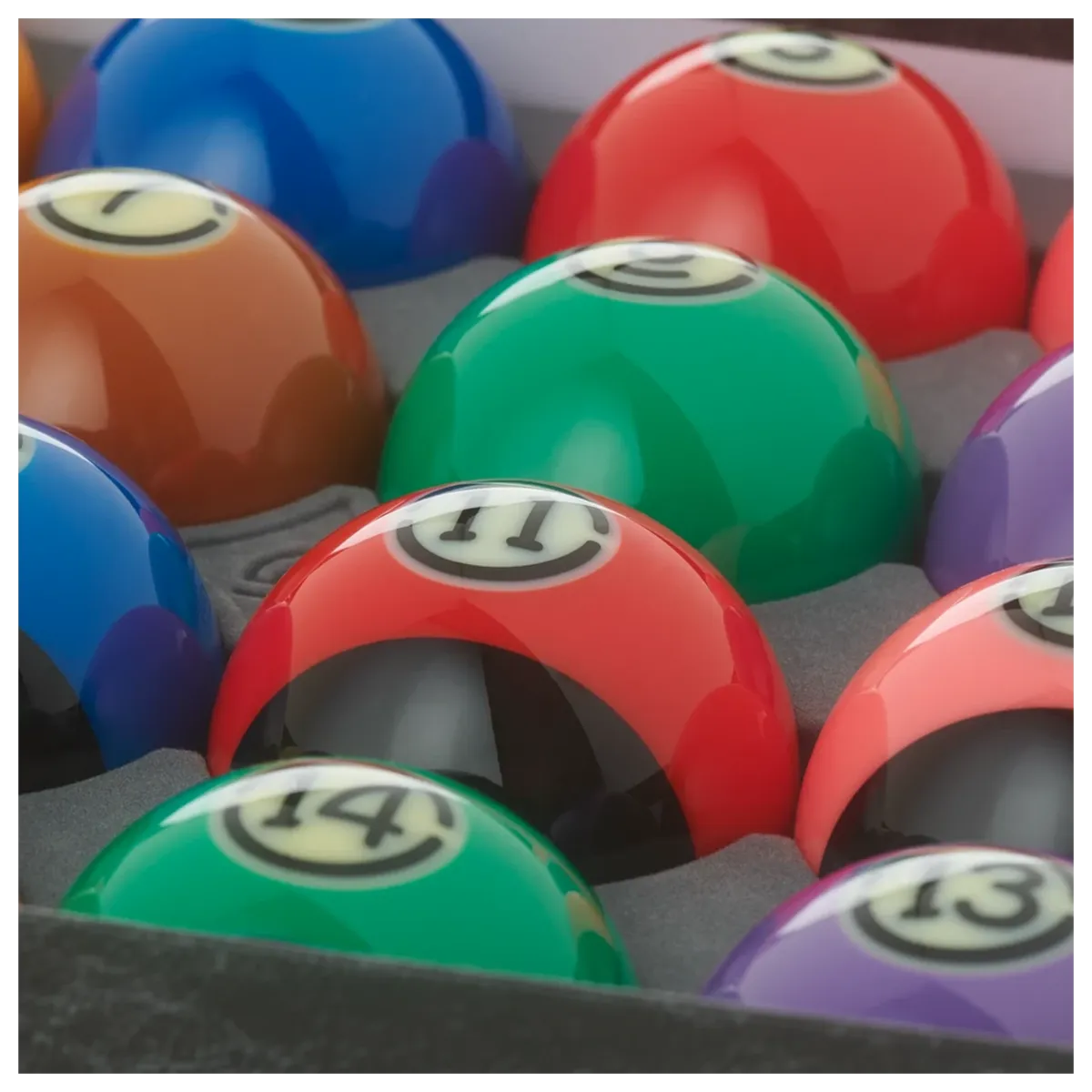 Aramith 2¼-Inch Tournament Black Pool Ball Set - Image 3