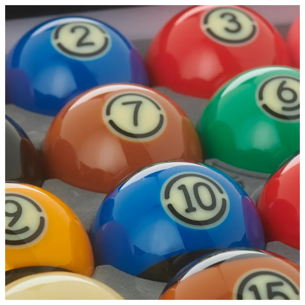 Aramith 2¼-Inch Tournament Black Pool Ball Set - Image 5