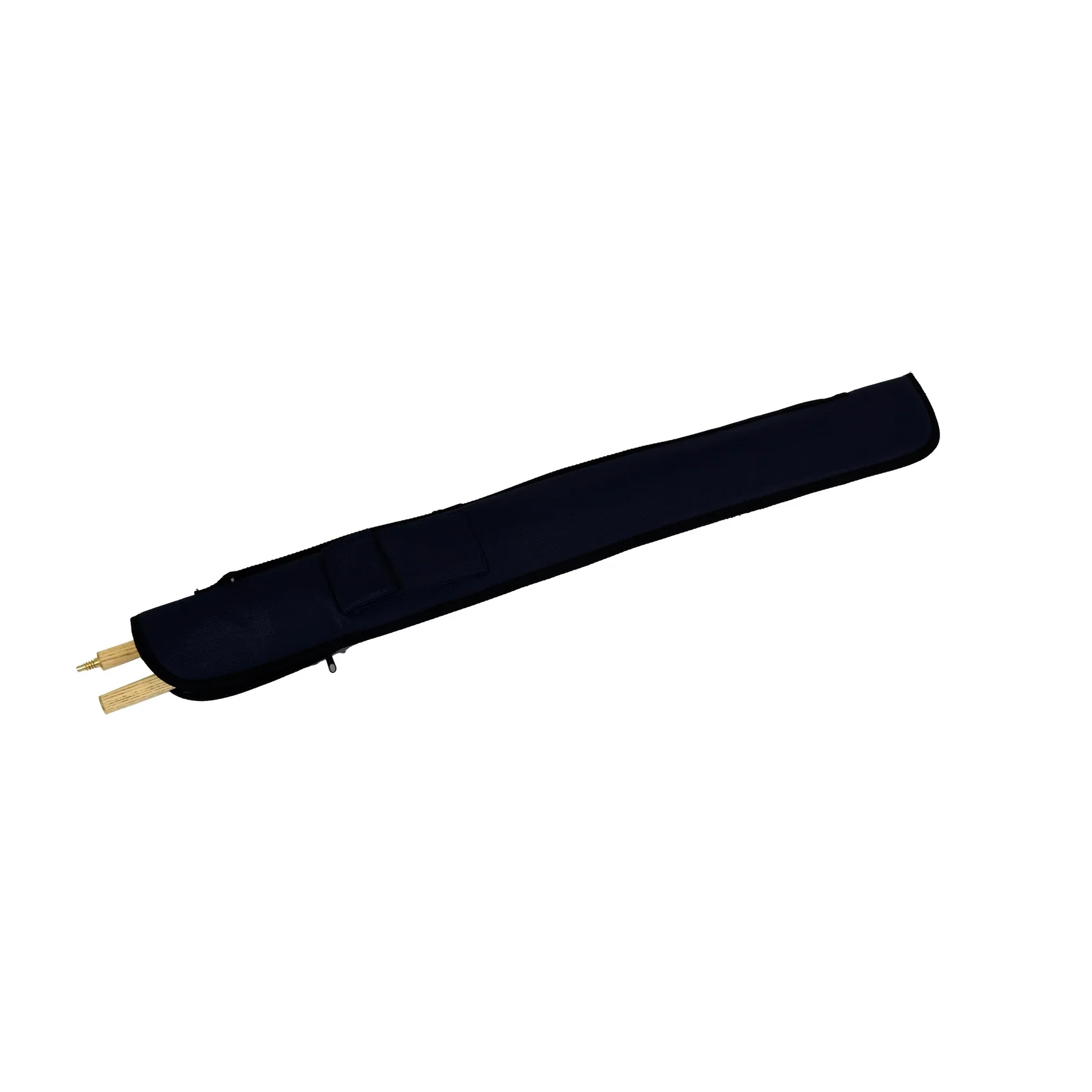Black Vinyl Case for 2 Piece Snooker or Pool Cues - Image 2