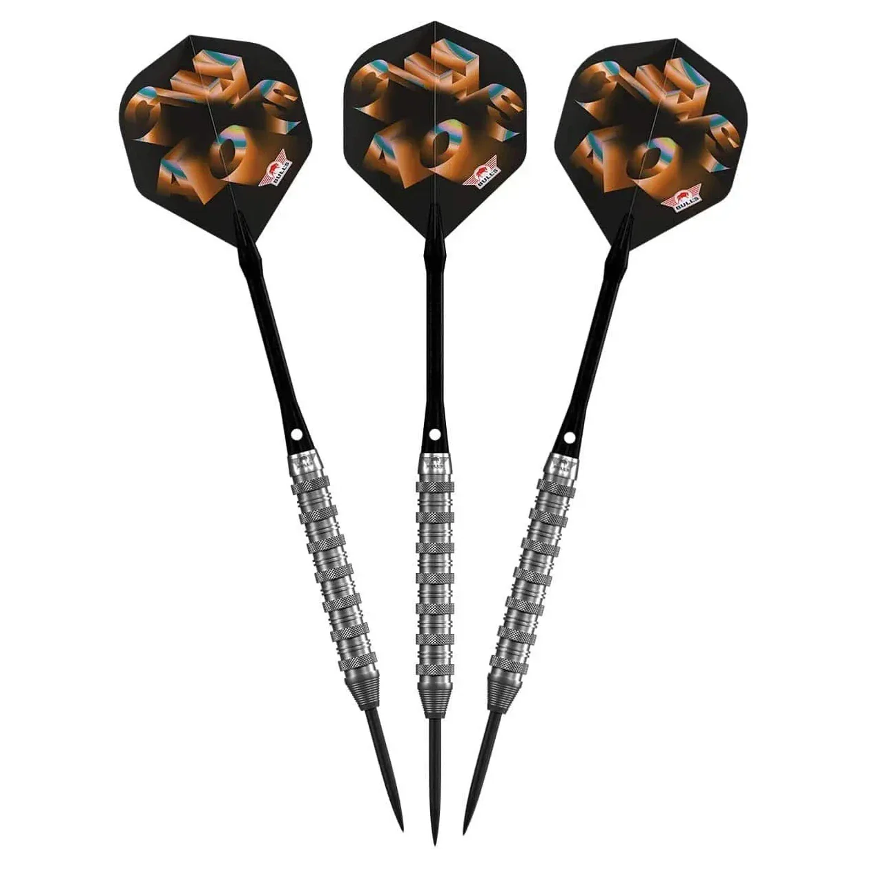 Bulls NL Chaos Orange 90% Tungsten Steel Tip Darts 23g - Image 3