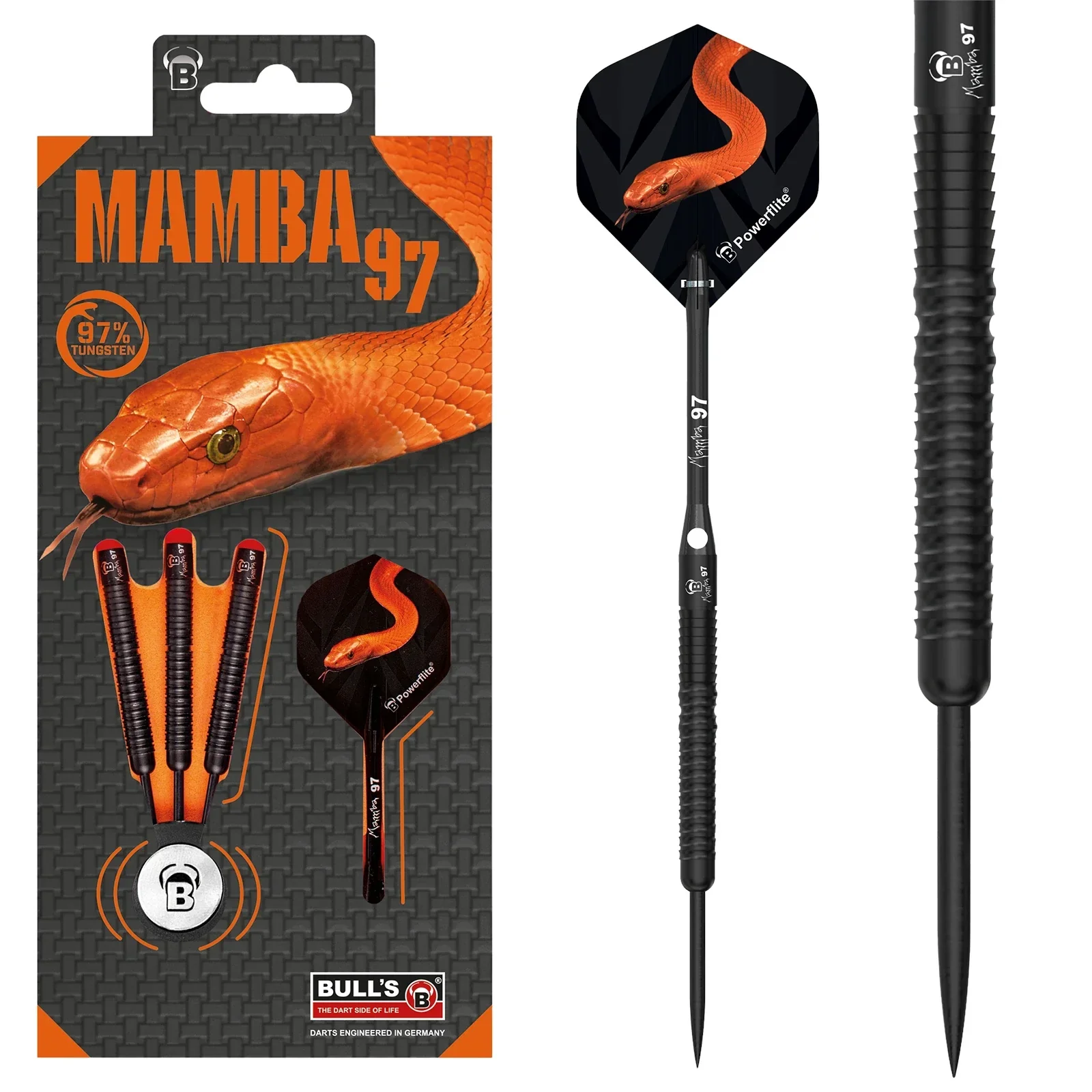 Bulls Mamba 97 M6 25g Steel Tip Darts - Image 5