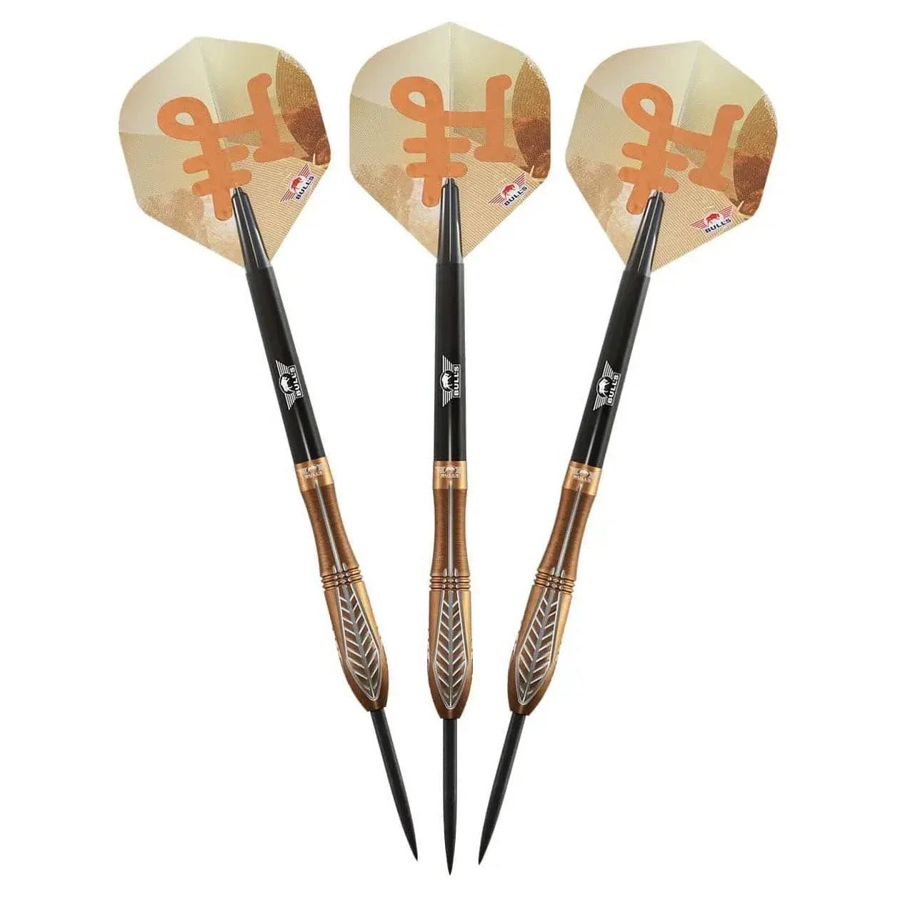 Bulls NL Bronzo Nova 90% Tungsten Steel Tip Darts 24g - Image 3