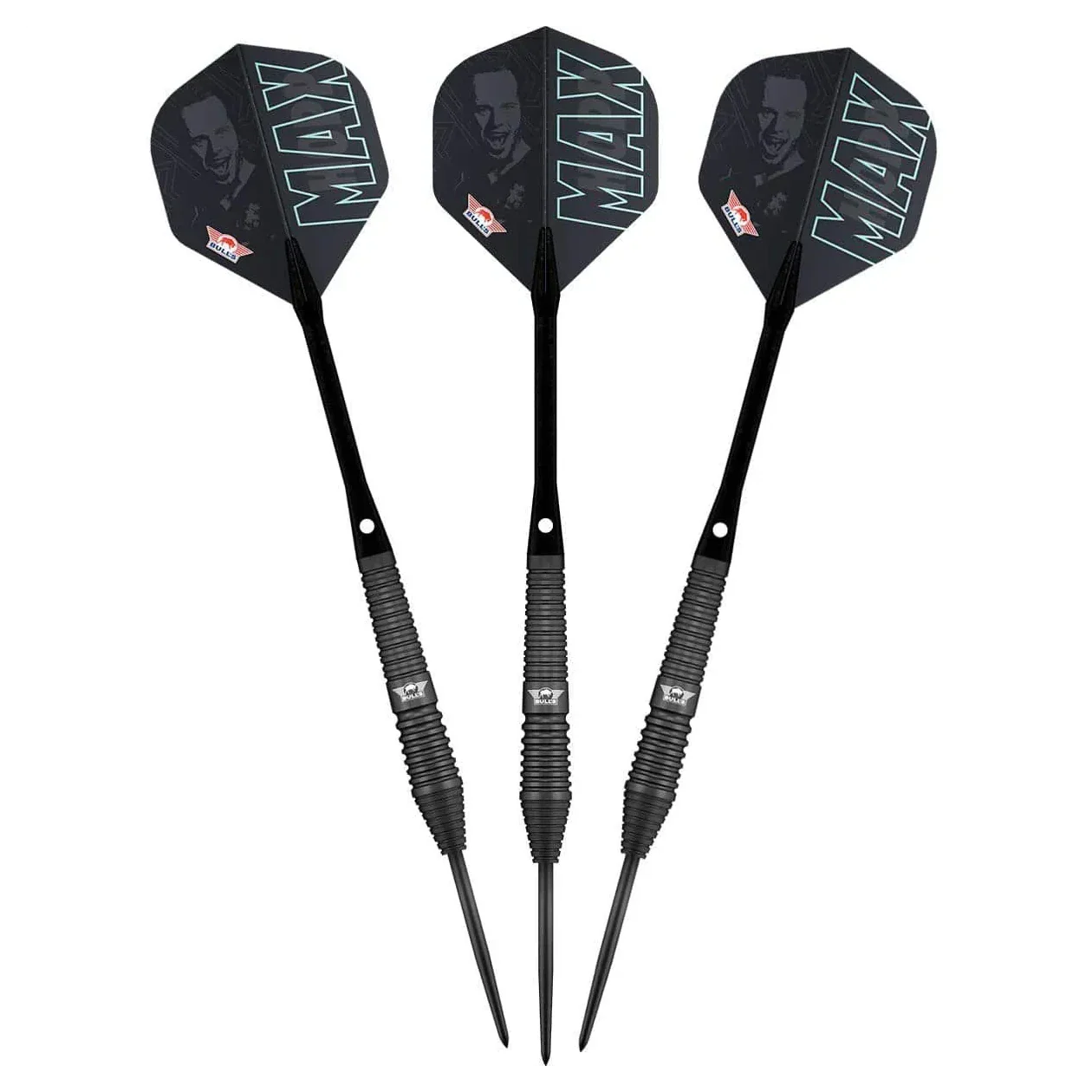 Bulls NL Max Hopp 80% Black Tungsten Steel Tip Darts 22g - Image 3