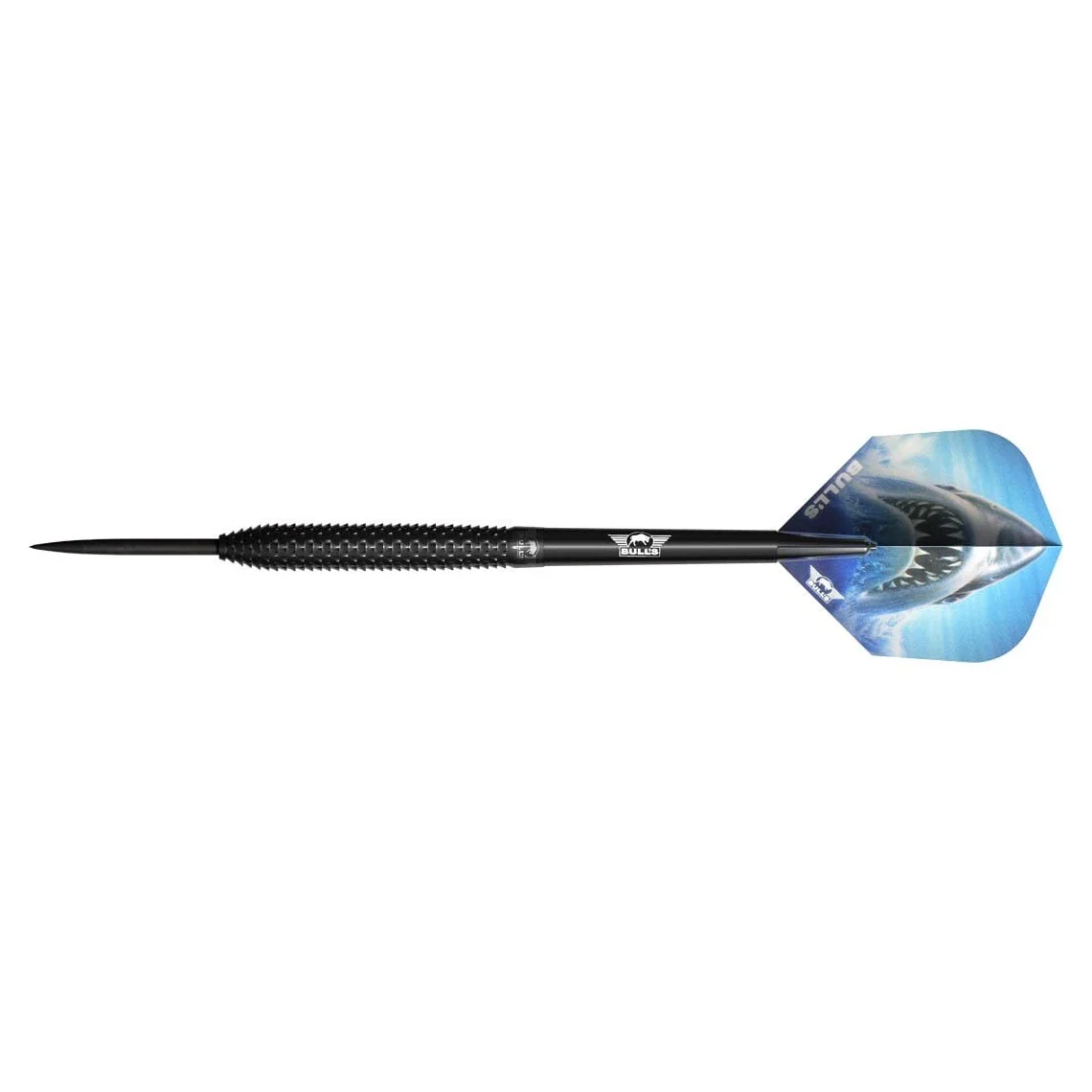 Bulls NL Shark Pro Black 90% Tungsten Steel Tip Darts - 24g