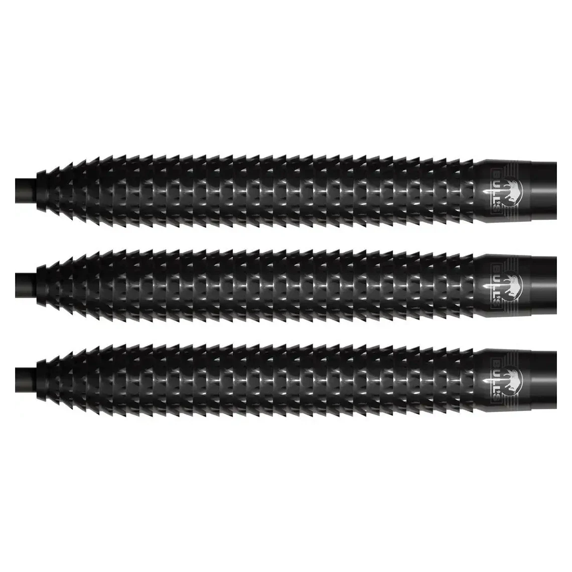 Bulls NL Shark Pro Black 90% Tungsten Steel Tip Darts - 24g - Image 4