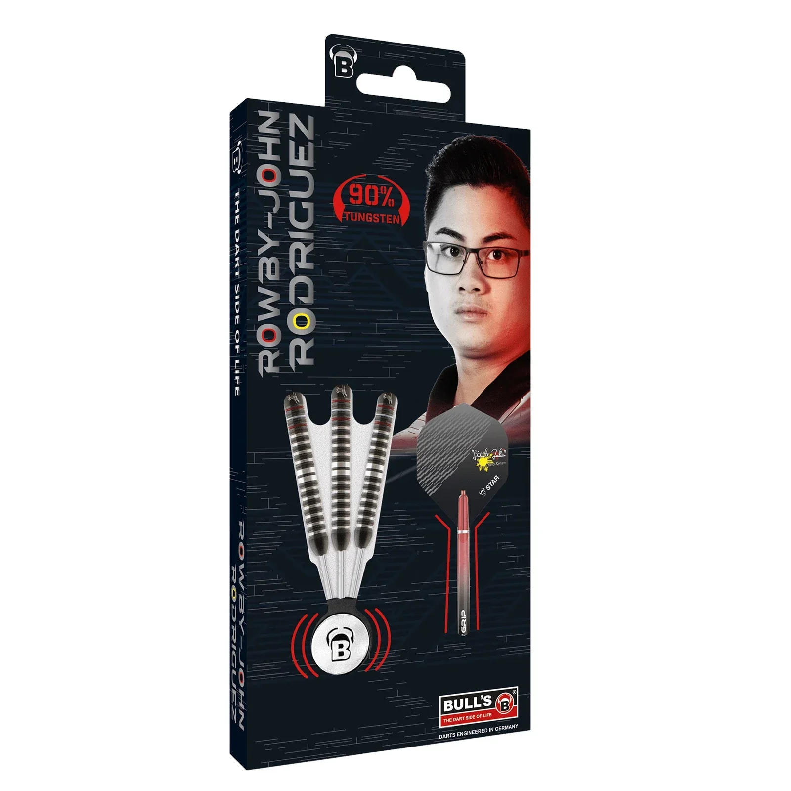 Bulls Rowby-John Rodriguez 25g Steel Tip Darts - Image 4