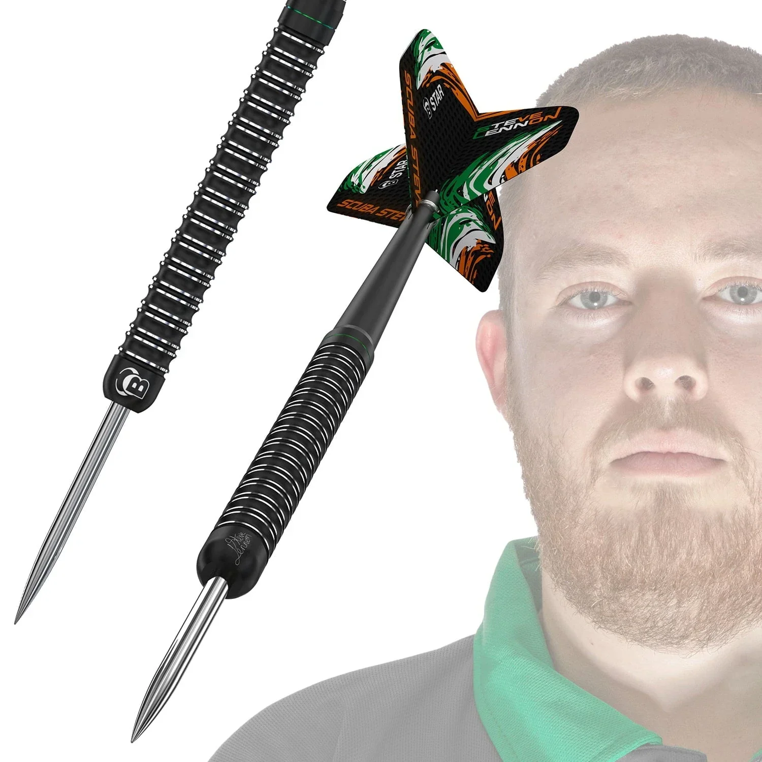 Bulls Steve Lennon 24g Steel Tip Darts - Image 3