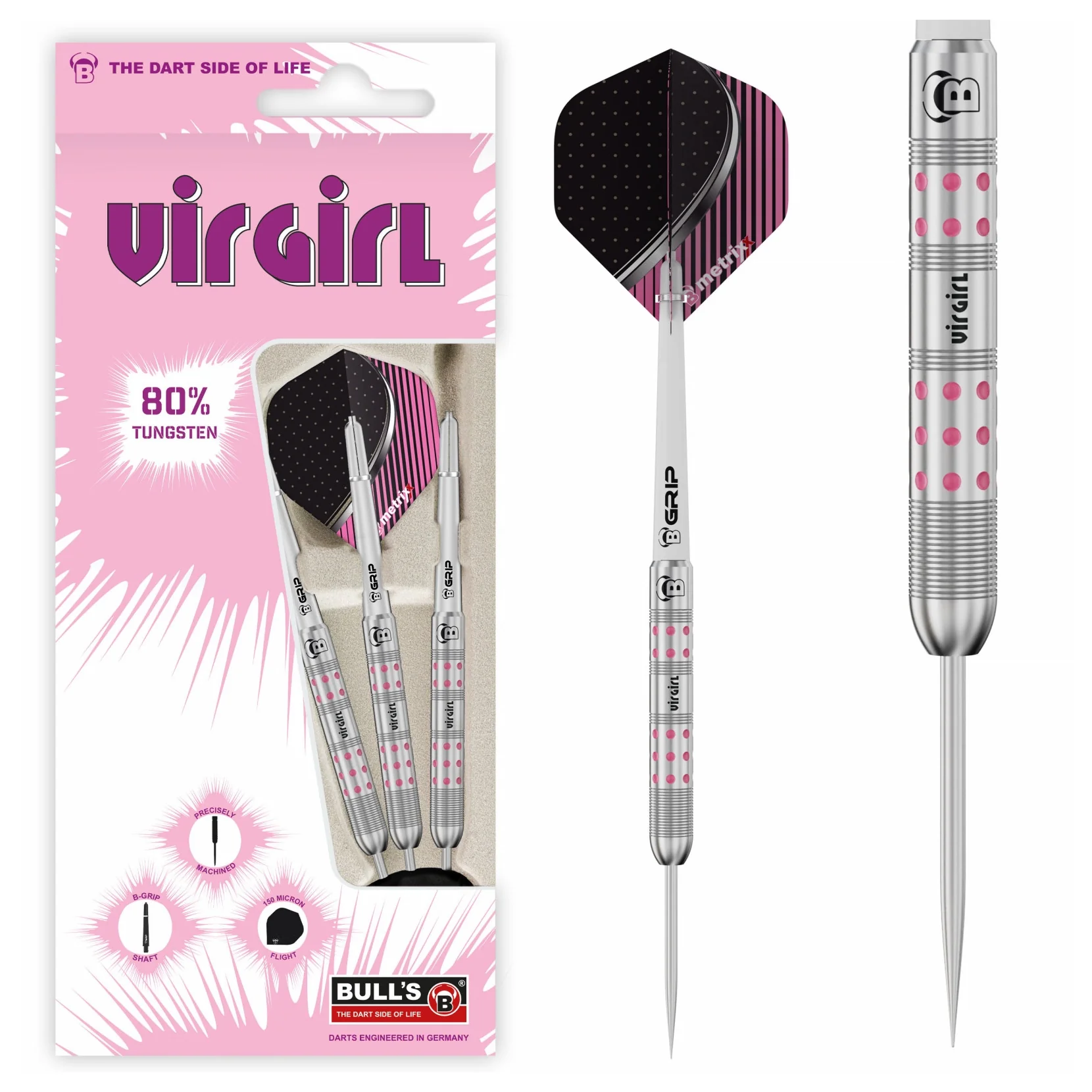 Bulls Virgirl VR1 Steel Tip Darts 21g - Image 2
