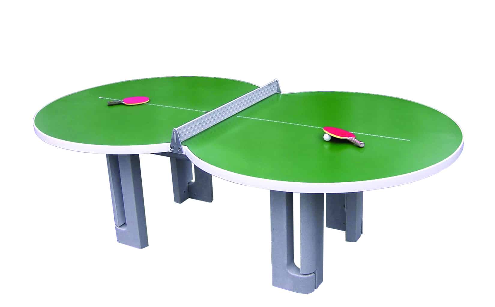 Butterfly Blue Figure 8 Concrete Table Tennis Table - Image 4