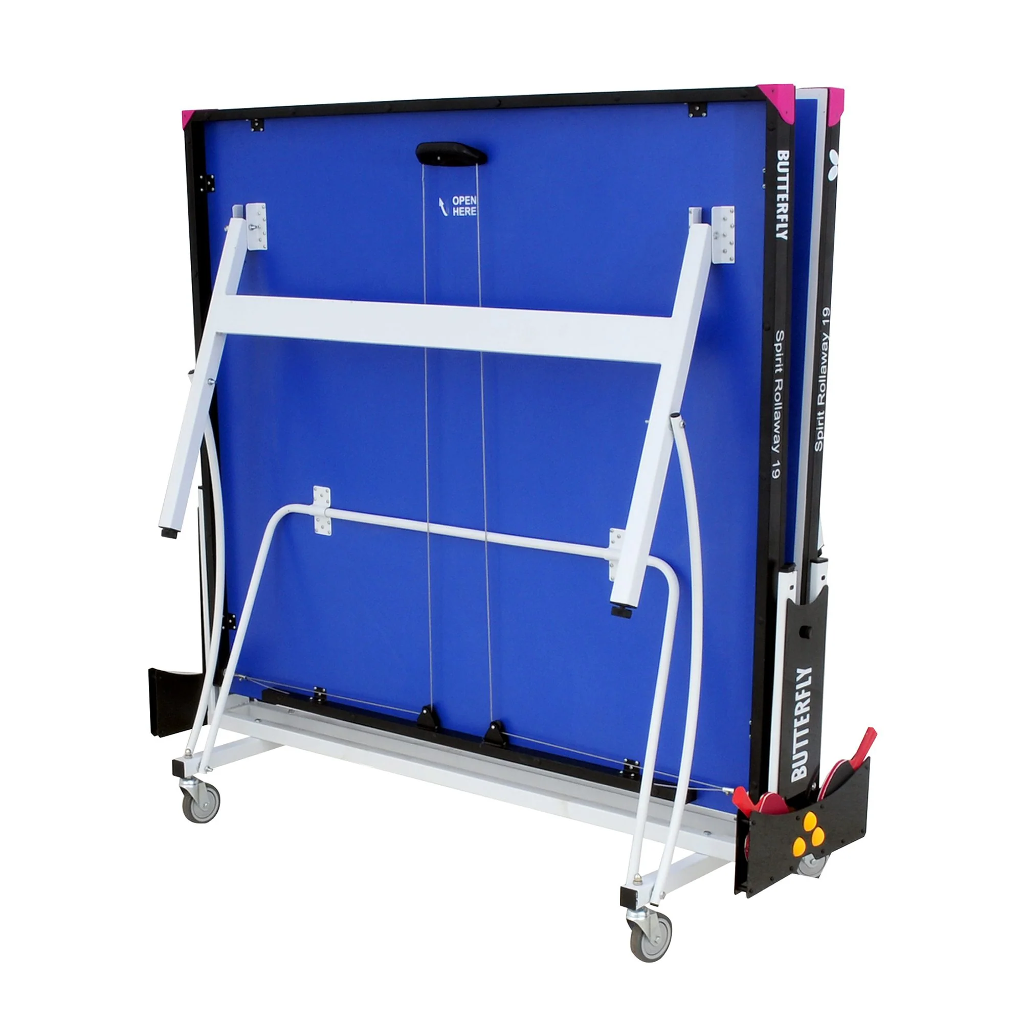 Butterfly Spirit 19 Blue Rollaway Indoor Table - Image 2