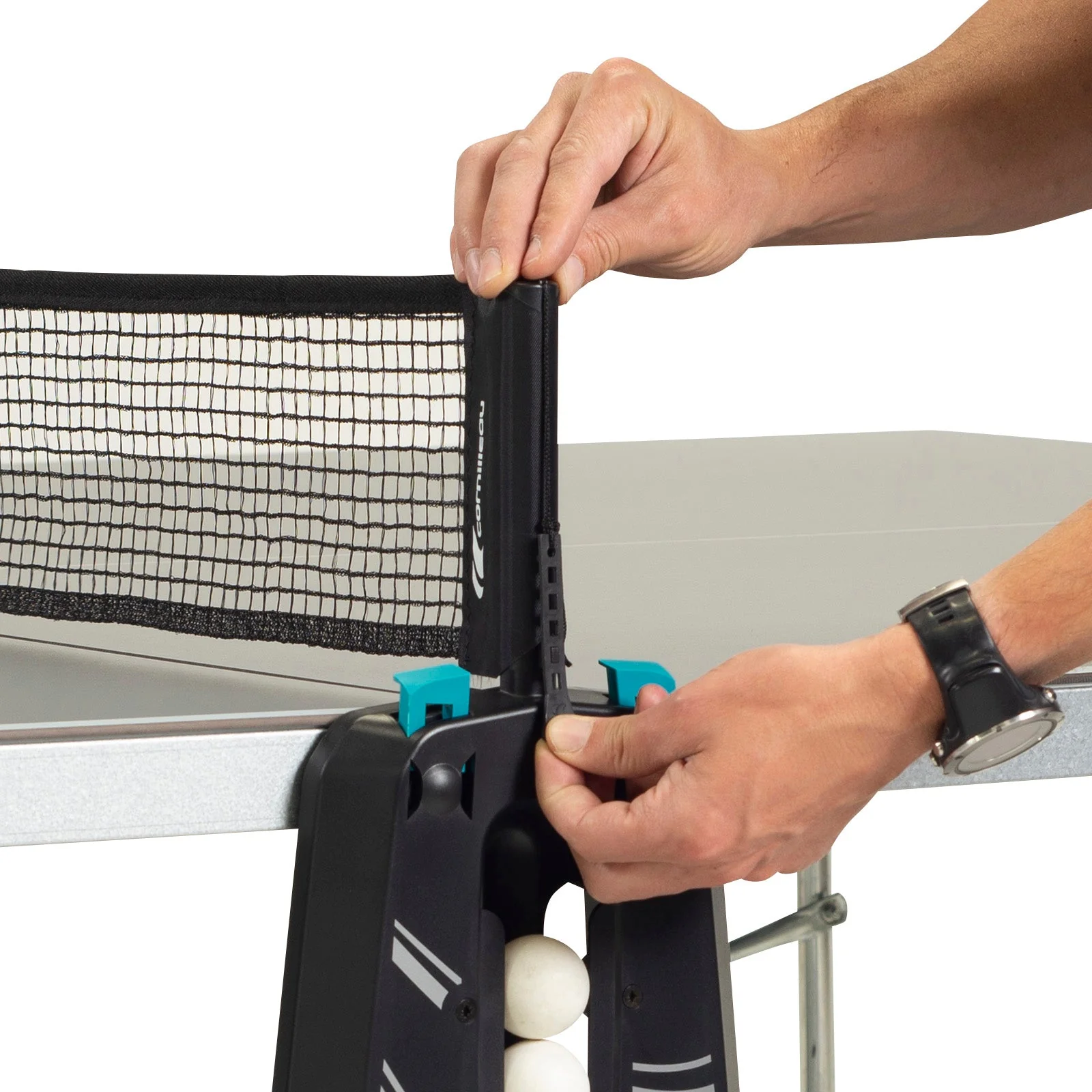 Cornilleau 100X Sport Blue Outdoor Table Tennis Table - Image 5