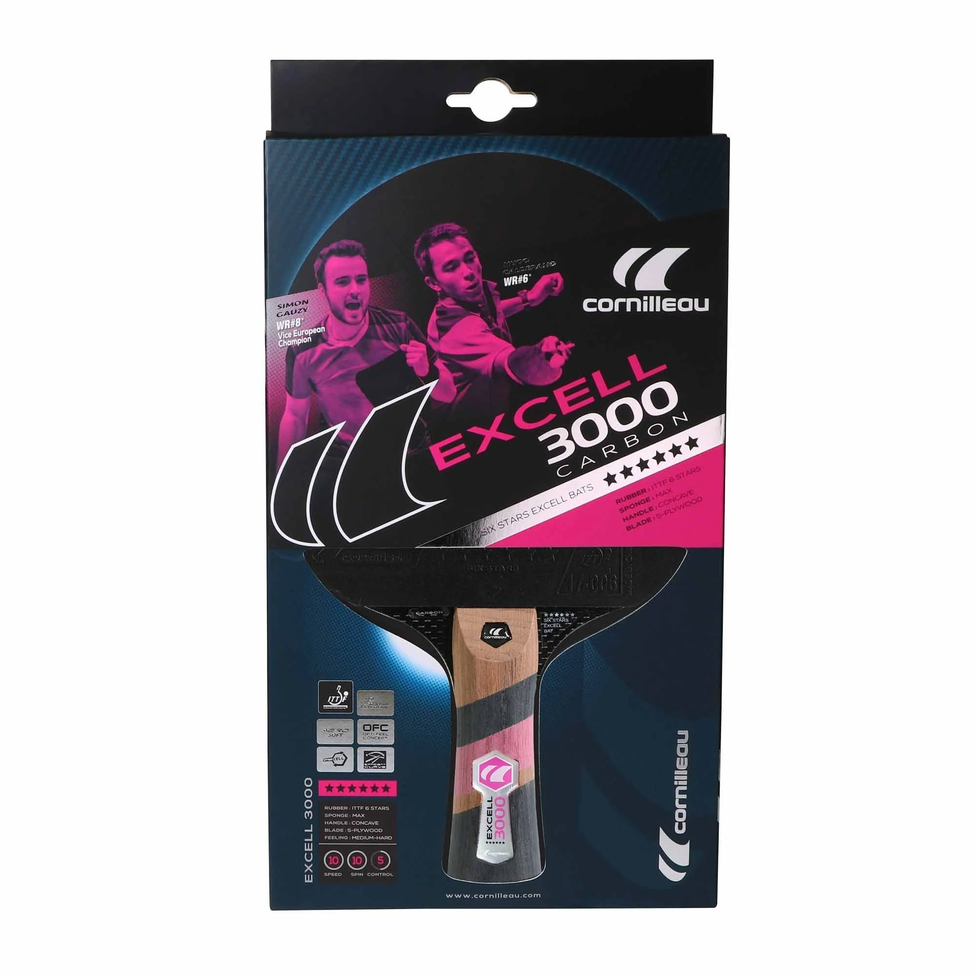 Cornilleau Excell 3000 Carbon Bat