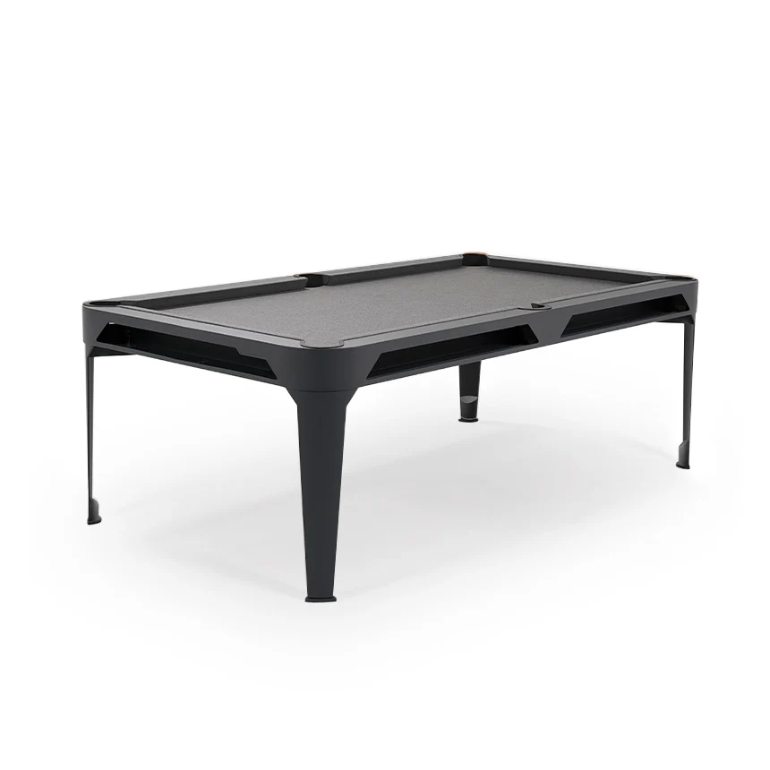 Cornilleau HYPHEN Outdoor Pool Table - Black Frame / Light Grey Cloth - Image 4