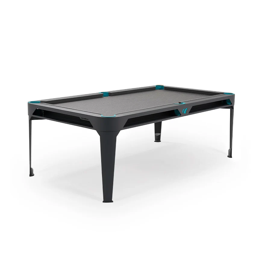 Cornilleau HYPHEN Outdoor Pool Table - Black Frame / Light Grey Cloth - Image 8
