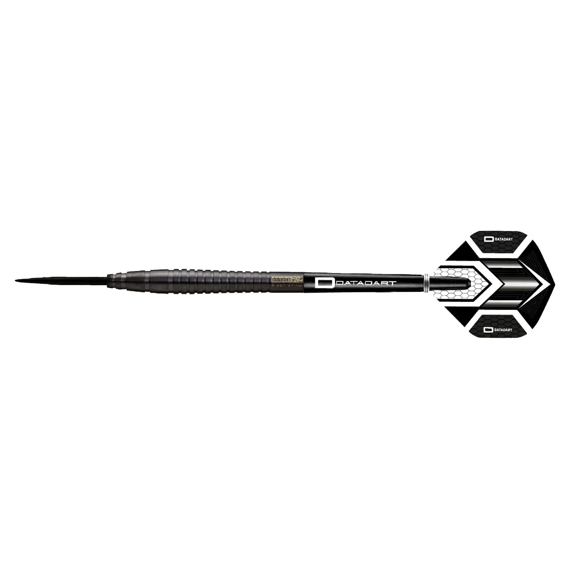 Datadart Black Ringed 22g Steel Tip Darts