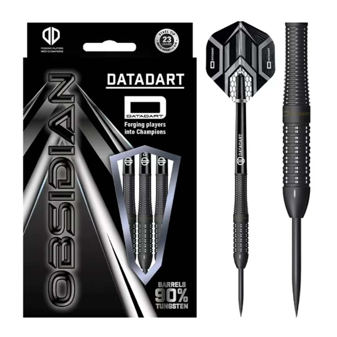 Datadart Obsidian Concave Barrel 23g Steel Tip Darts - Image 3