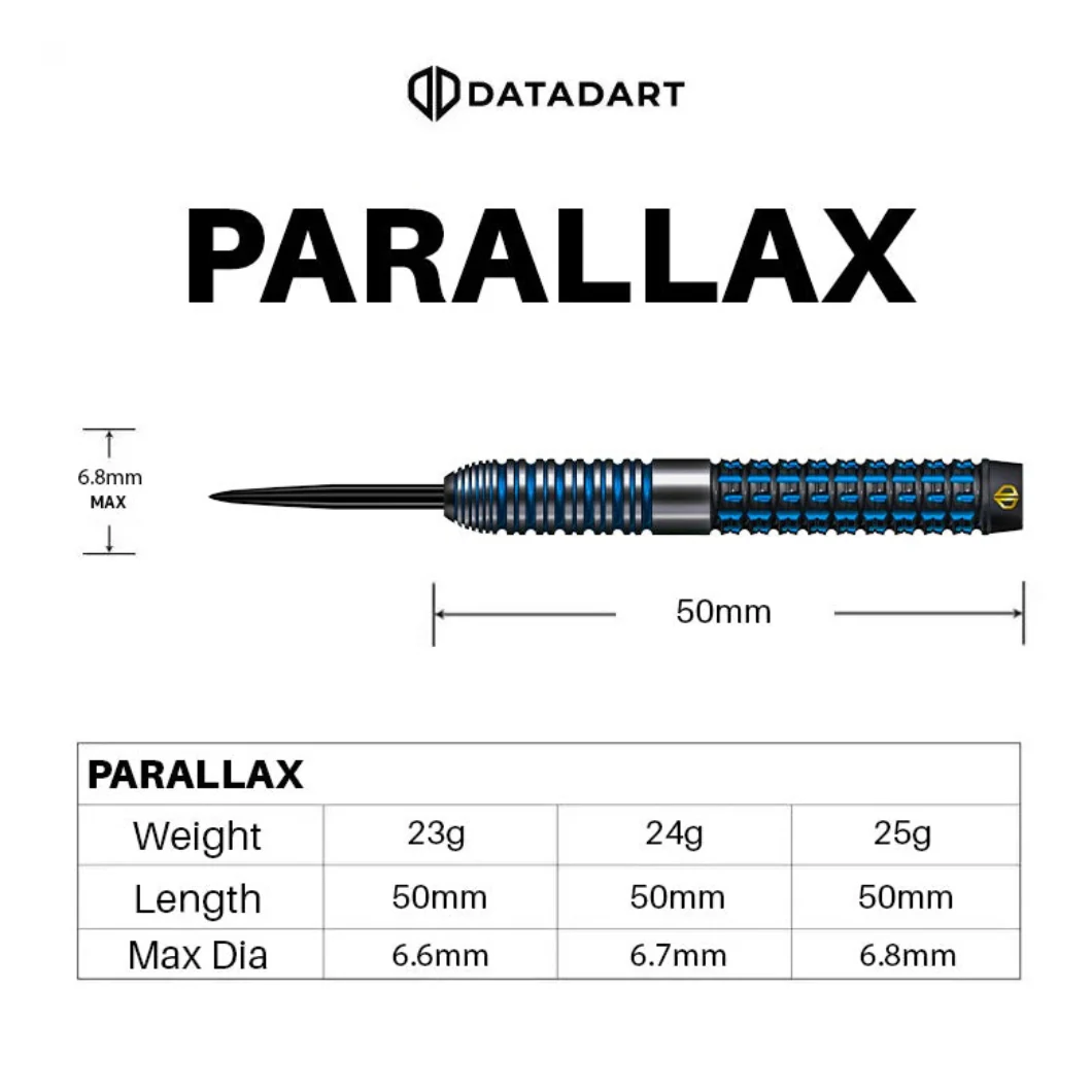 Datadart Parallax 90% Tungsten Darts 23g - Image 3