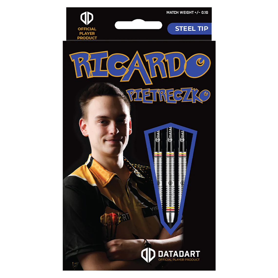 Datadart Ricardo Pietreczko 80% Tungsten Darts 23g - Image 5
