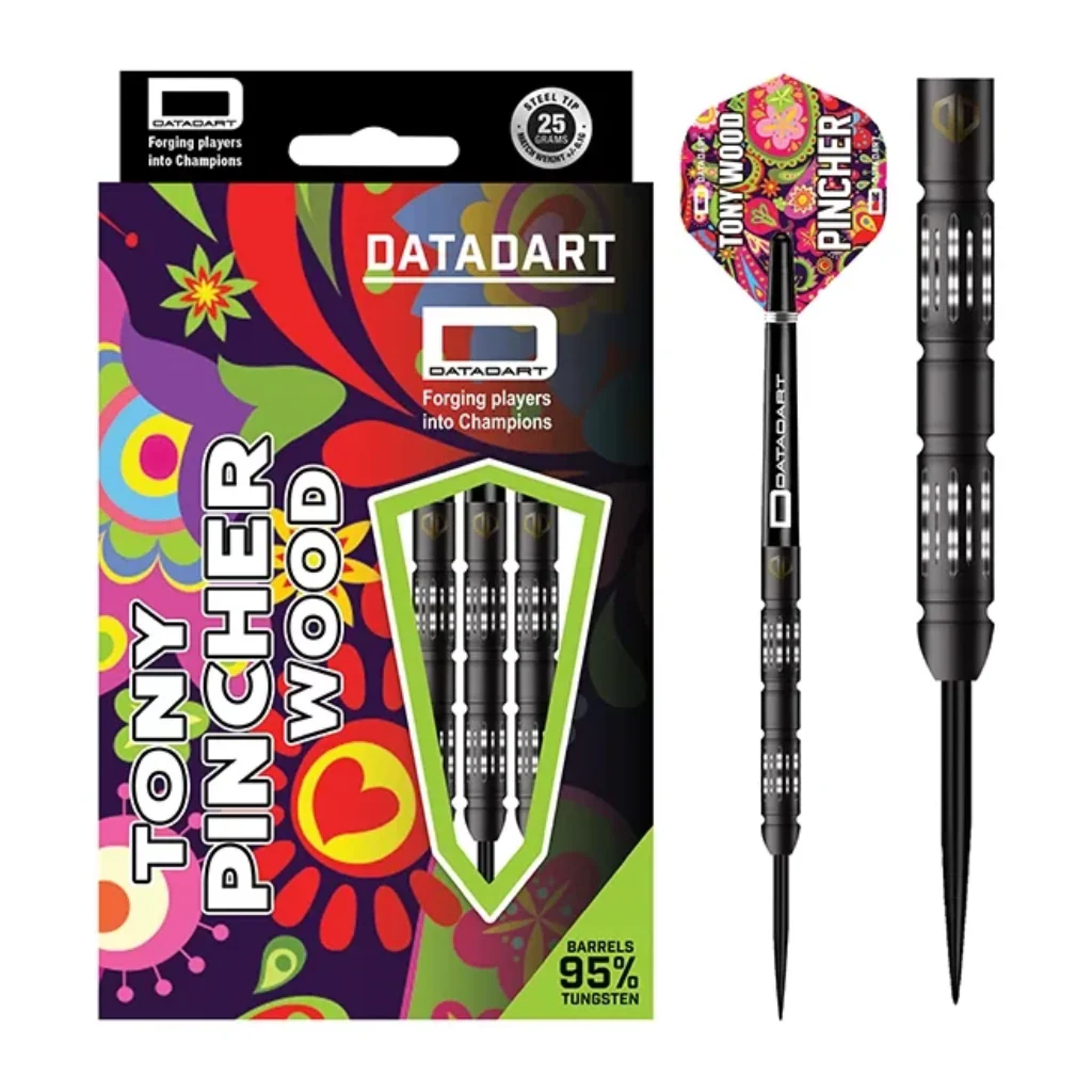 Datadart Tony Wood 23g Steel Tip Darts - Image 3