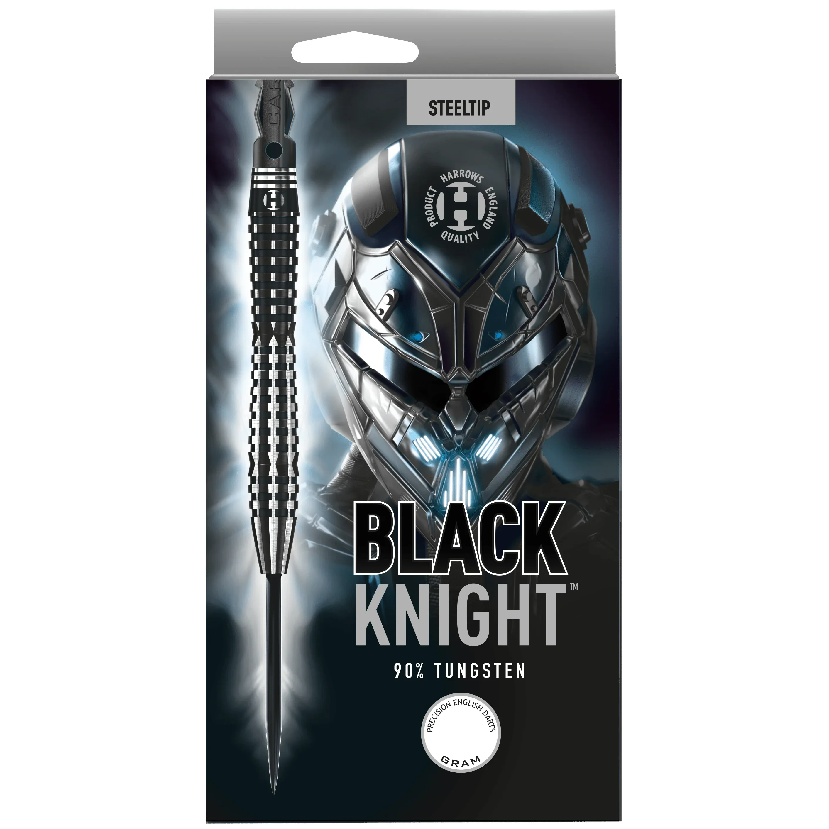 Harrows Black Knight 26g Darts - Image 3