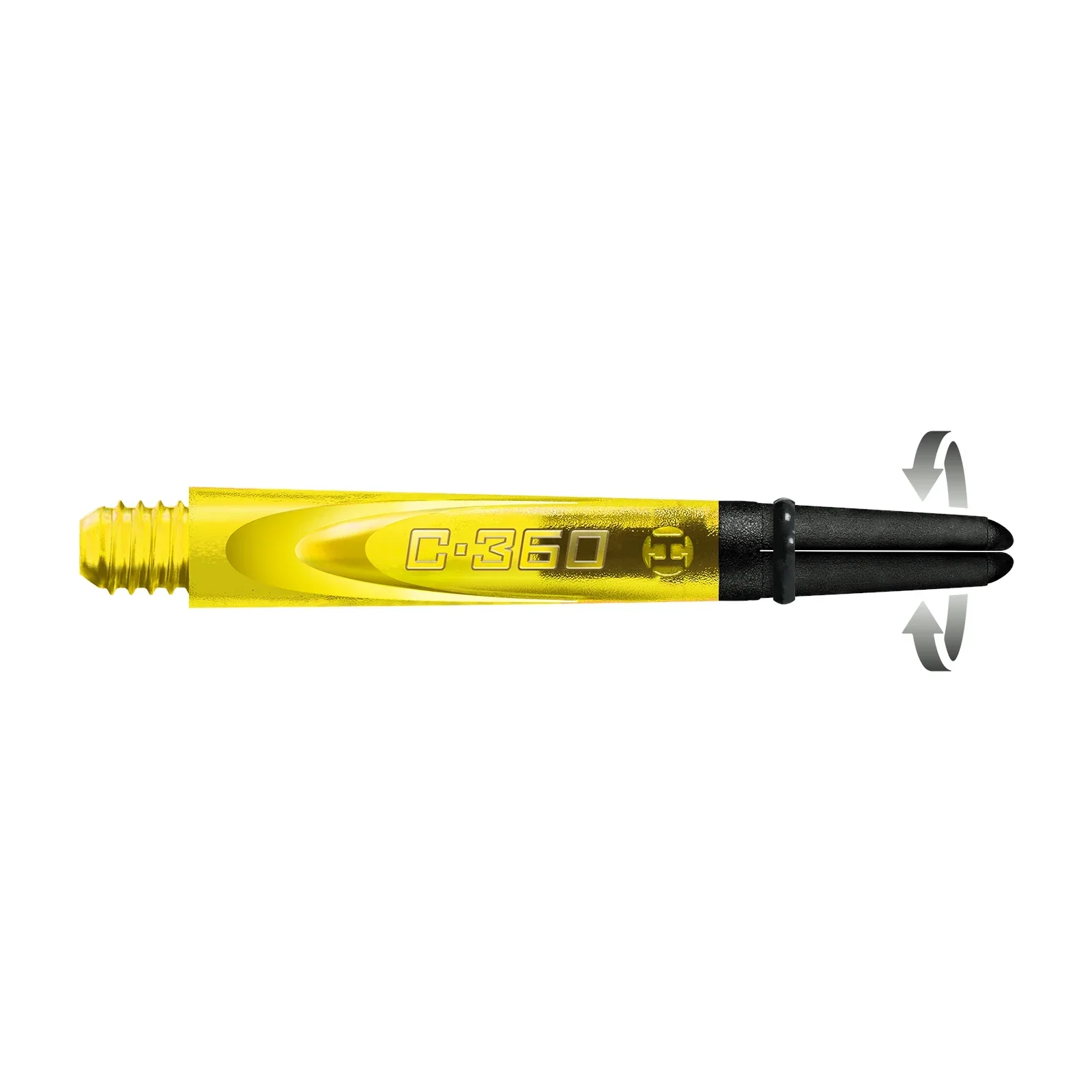 Harrows Carbon 360 Midi Yellow Dart Stems