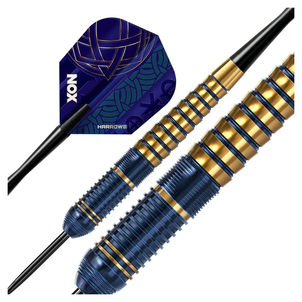 Harrows Nox Premium Brass Steel Tip Darts - 24g - Image 2