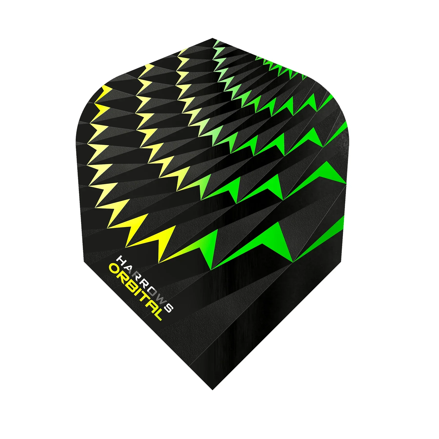 Harrows Orbital Yellow Green Dart Flights