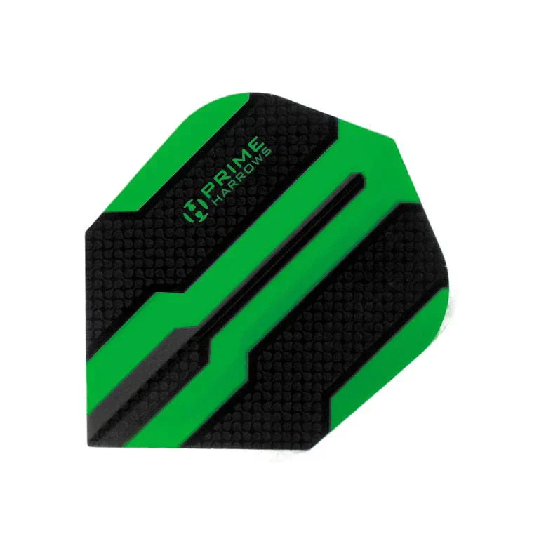 Harrows Prime Green Striped Dart Flights