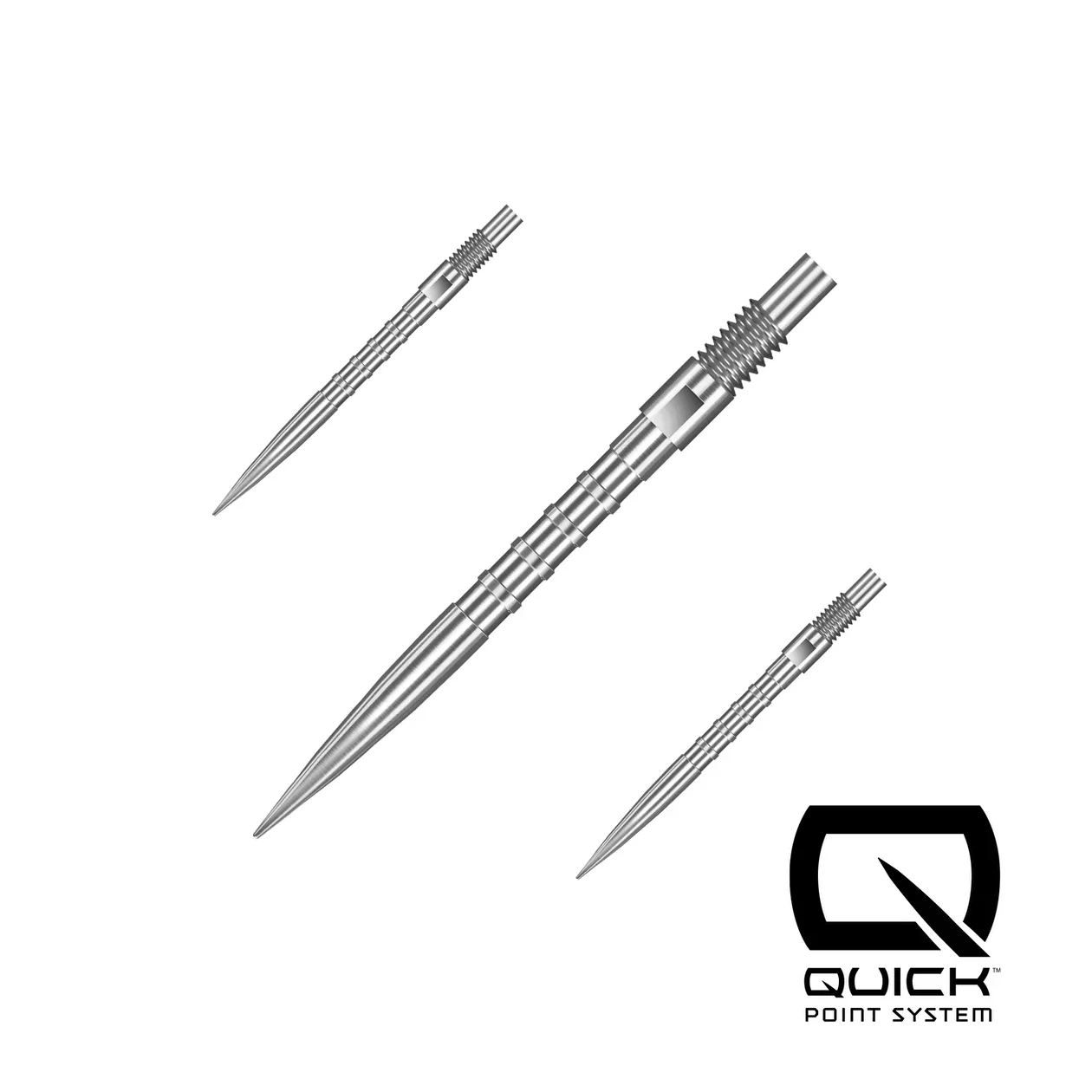 Harrows Quick Point | Heavy Metal Grip | Silver - Image 2