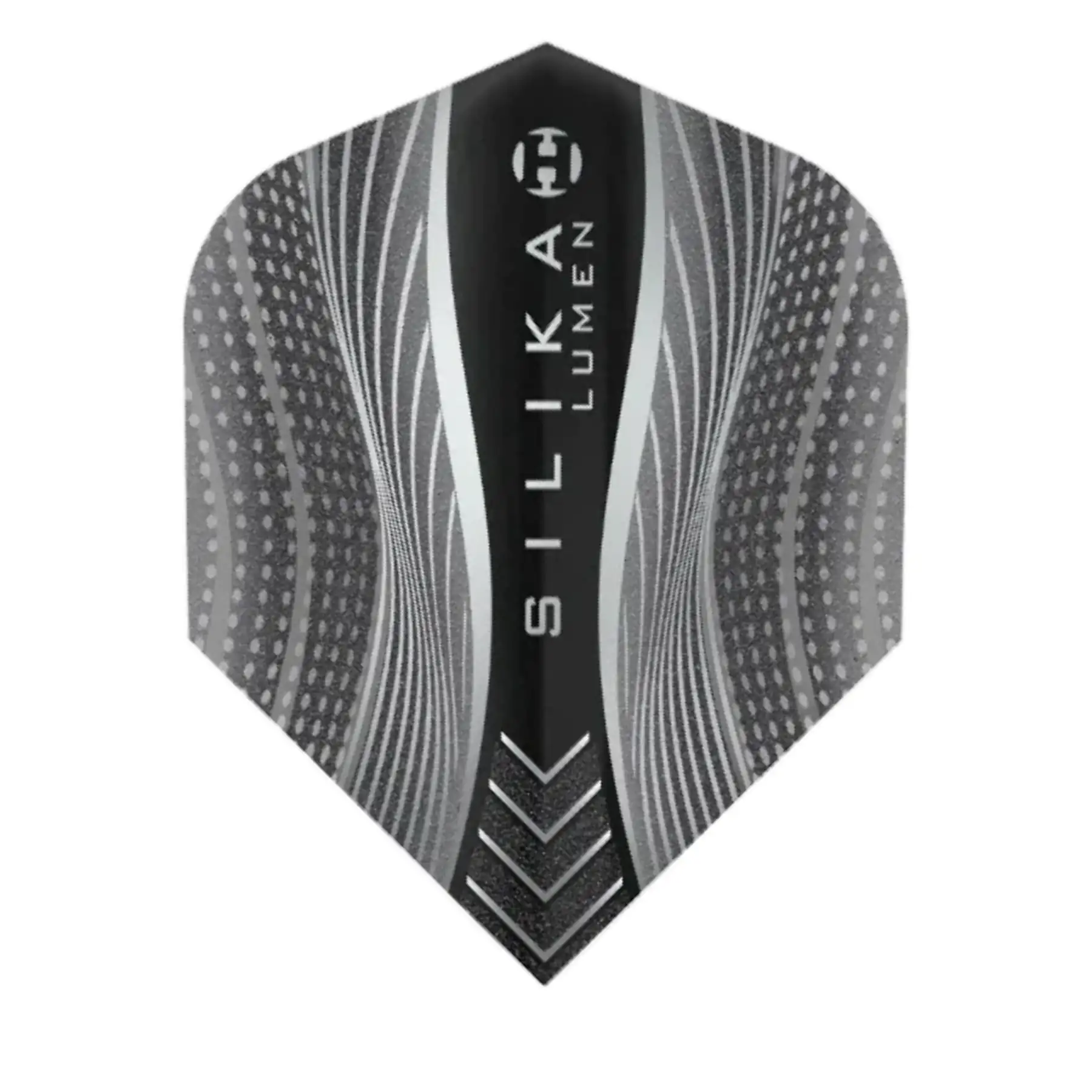 Harrows Silika Lumen Black NO6 Dart Flights