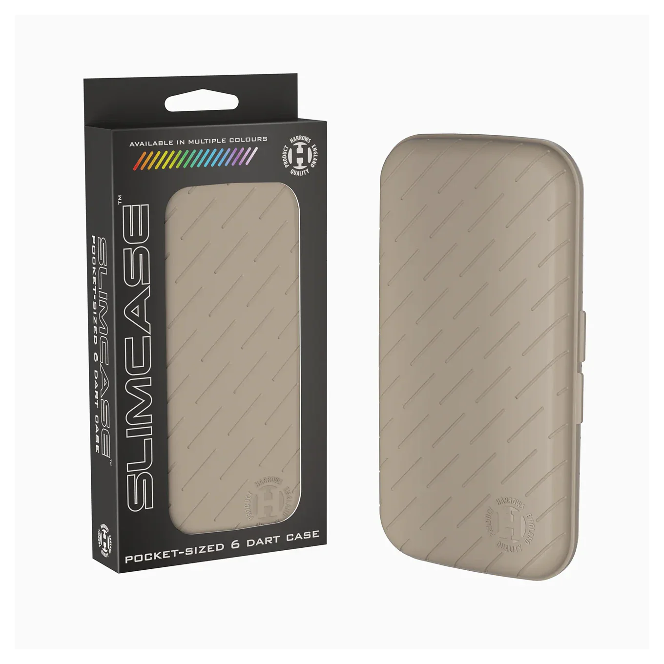 Harrows SlimCase 6 Darts Holder - Stone Grey - Image 2