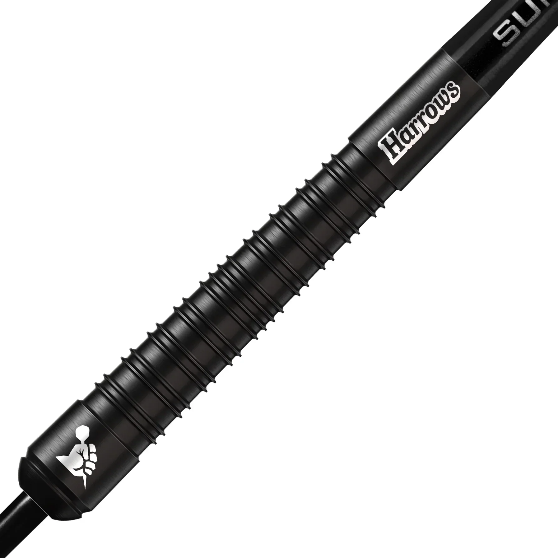 Harrows SUPERGRIP Black Edition 90% Tungsten Steel Tip Darts 28g - Image 7