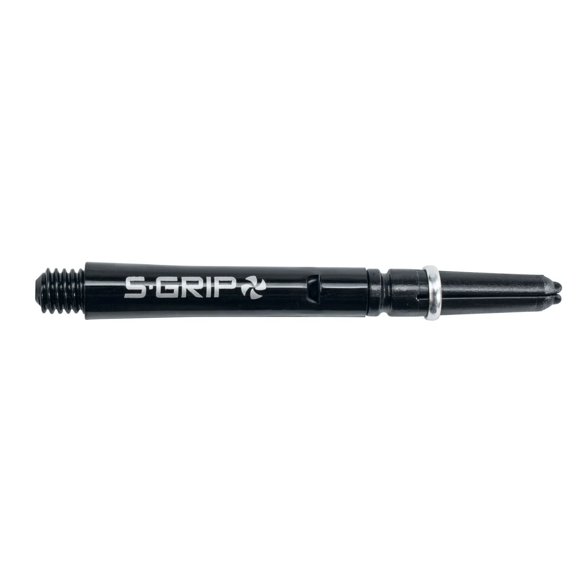 Harrows Supergrip Spin Black Silver Stems