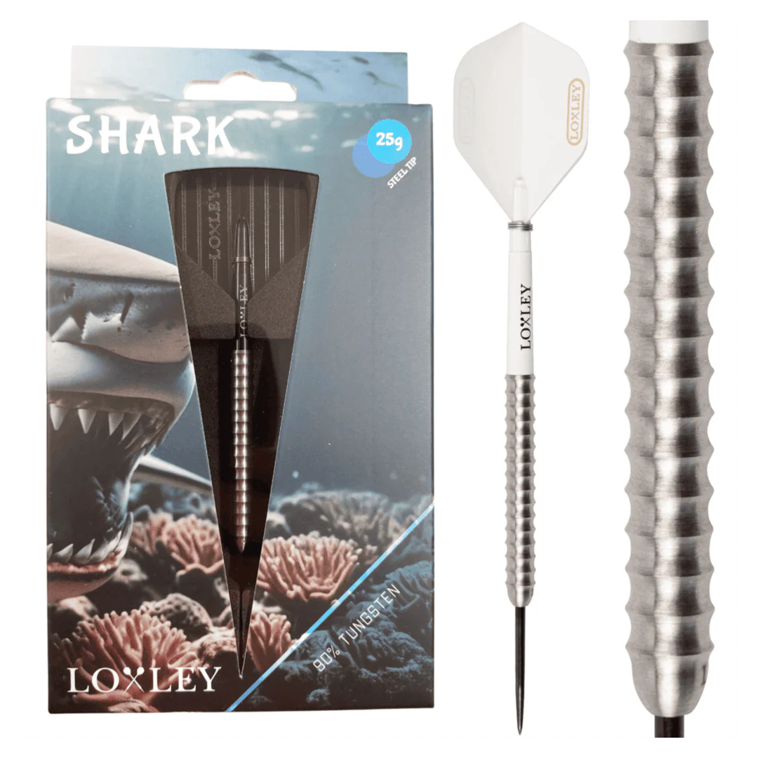 Loxley Shark 90% Tungsten Steel Tip Darts 23g - Image 3