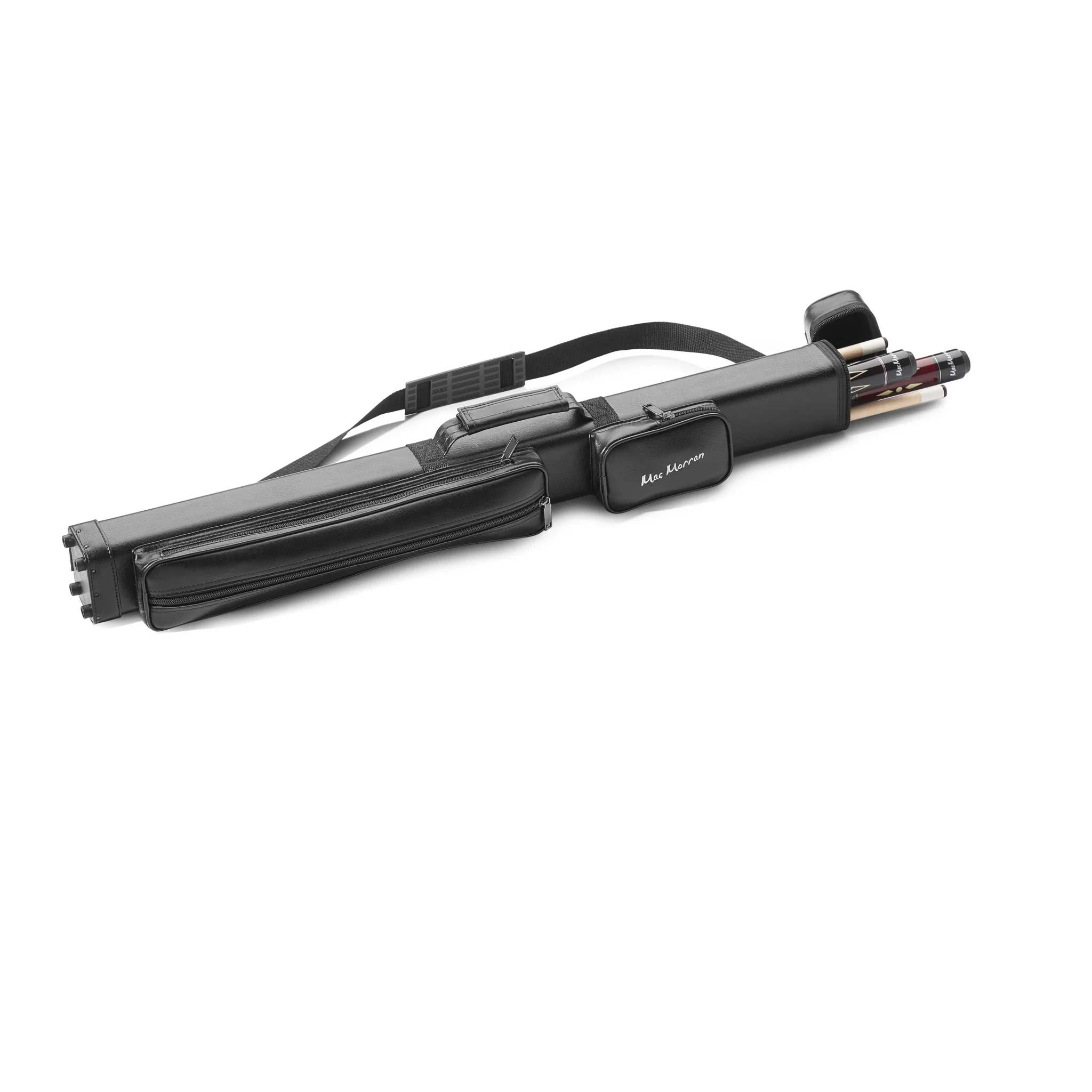 MacMorran 2 piece American Dual Cue Black Box Case - Image 4