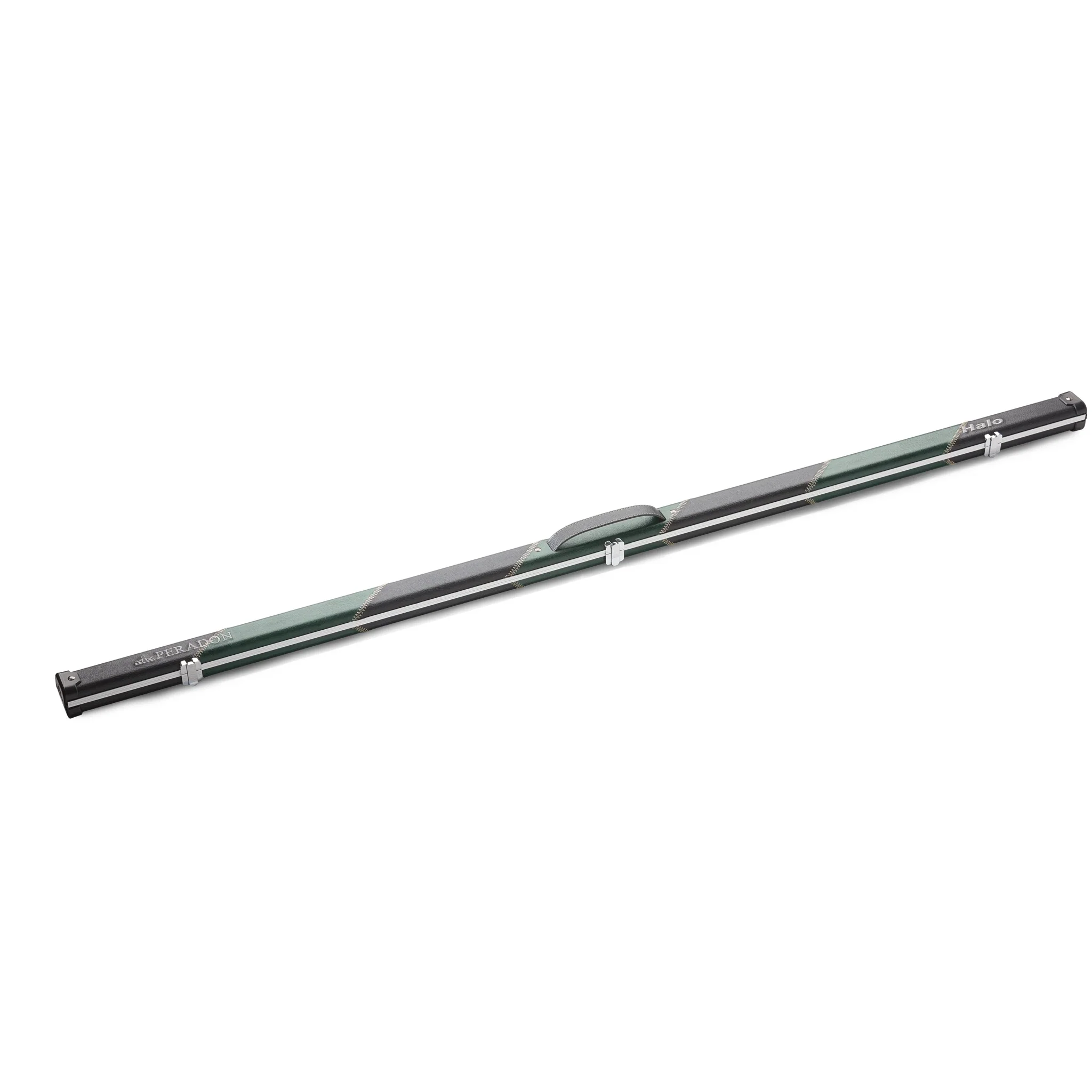Peradon Halo 1 Piece Snooker Black Green Stripe Slim Cue Case - Image 2