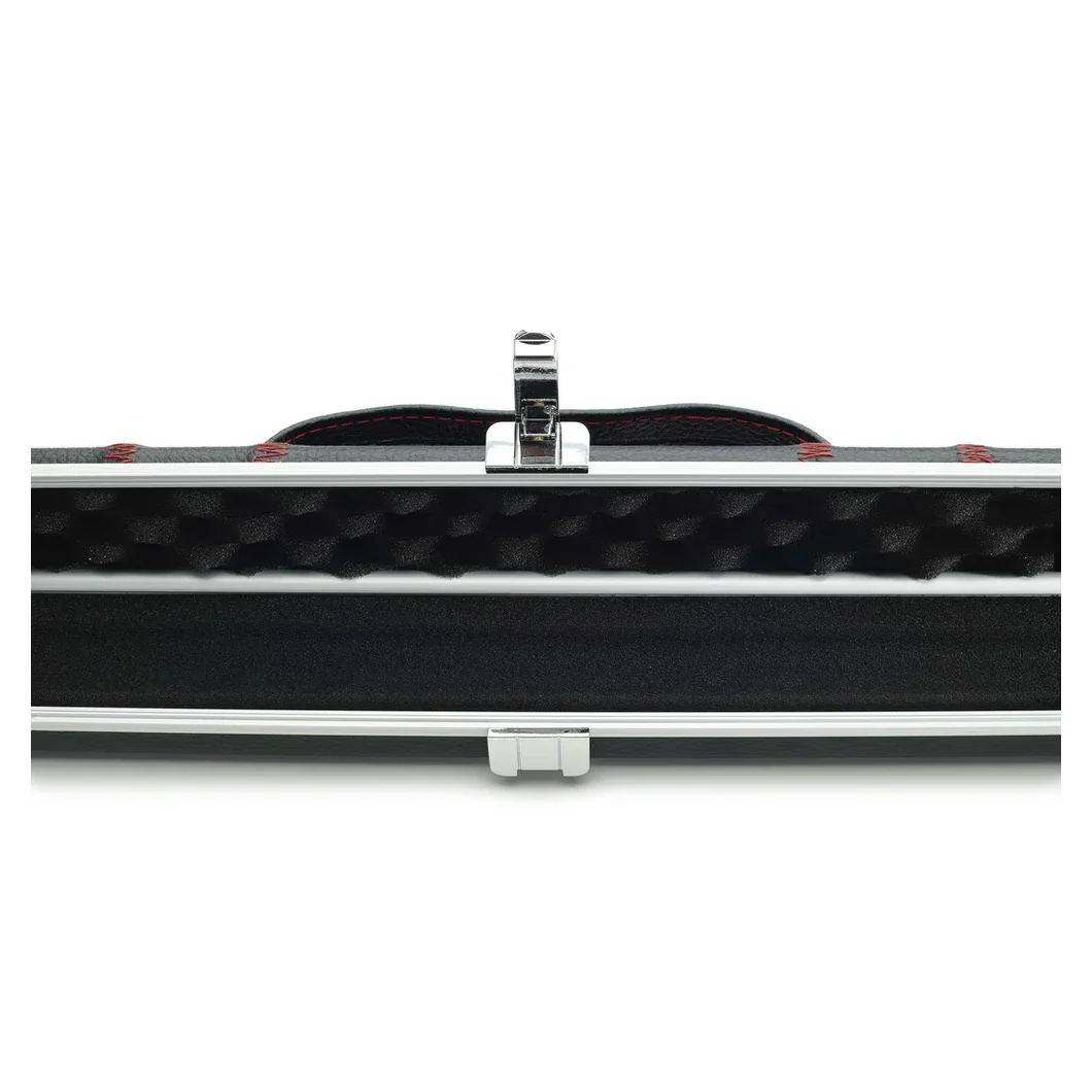 Peradon Halo Black Patch & Red Stitch 1 Piece Slim Snooker Cue Case - Image 7