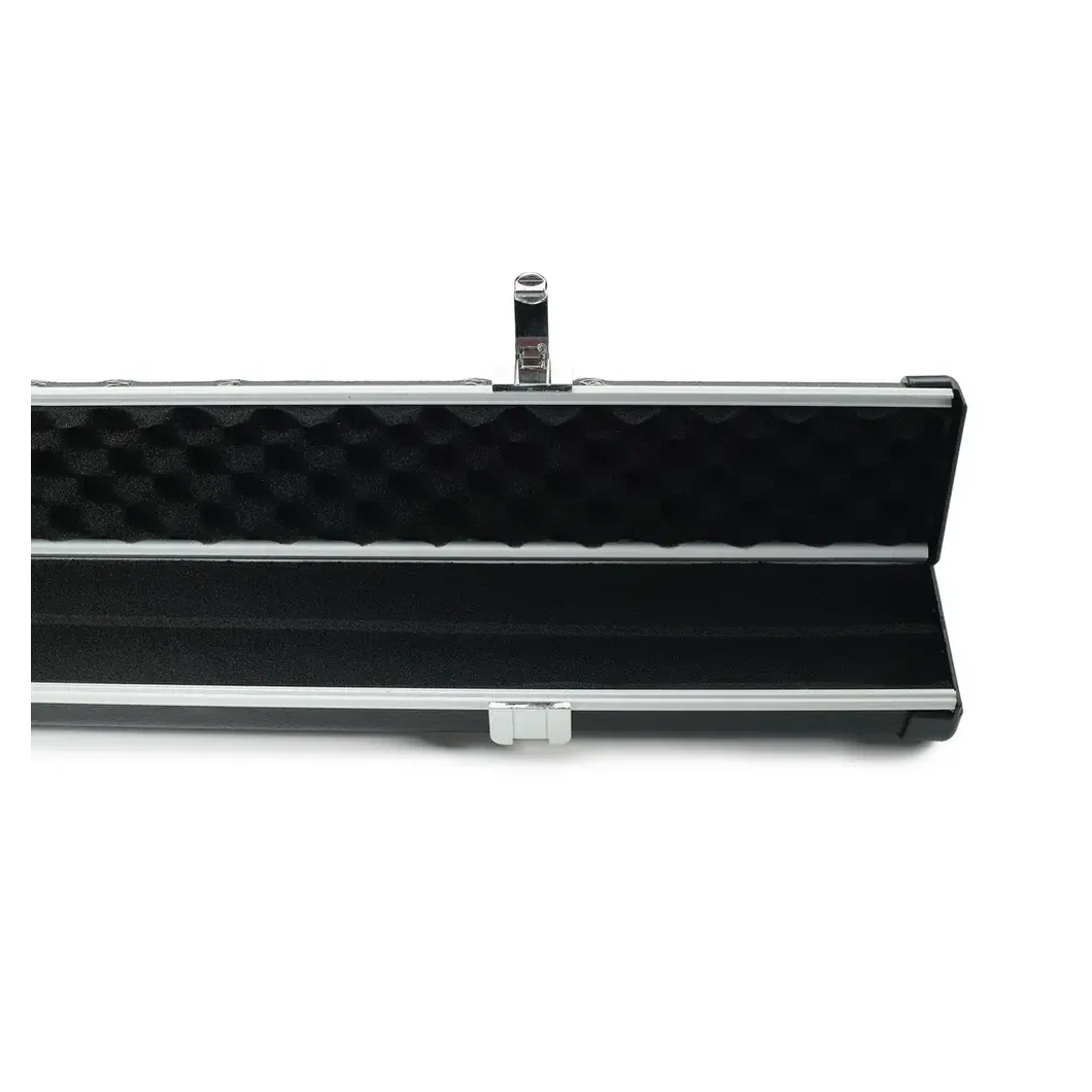 Peradon Halo Black Patch Silver Stitch ¾ Snooker Cue Case - Image 2