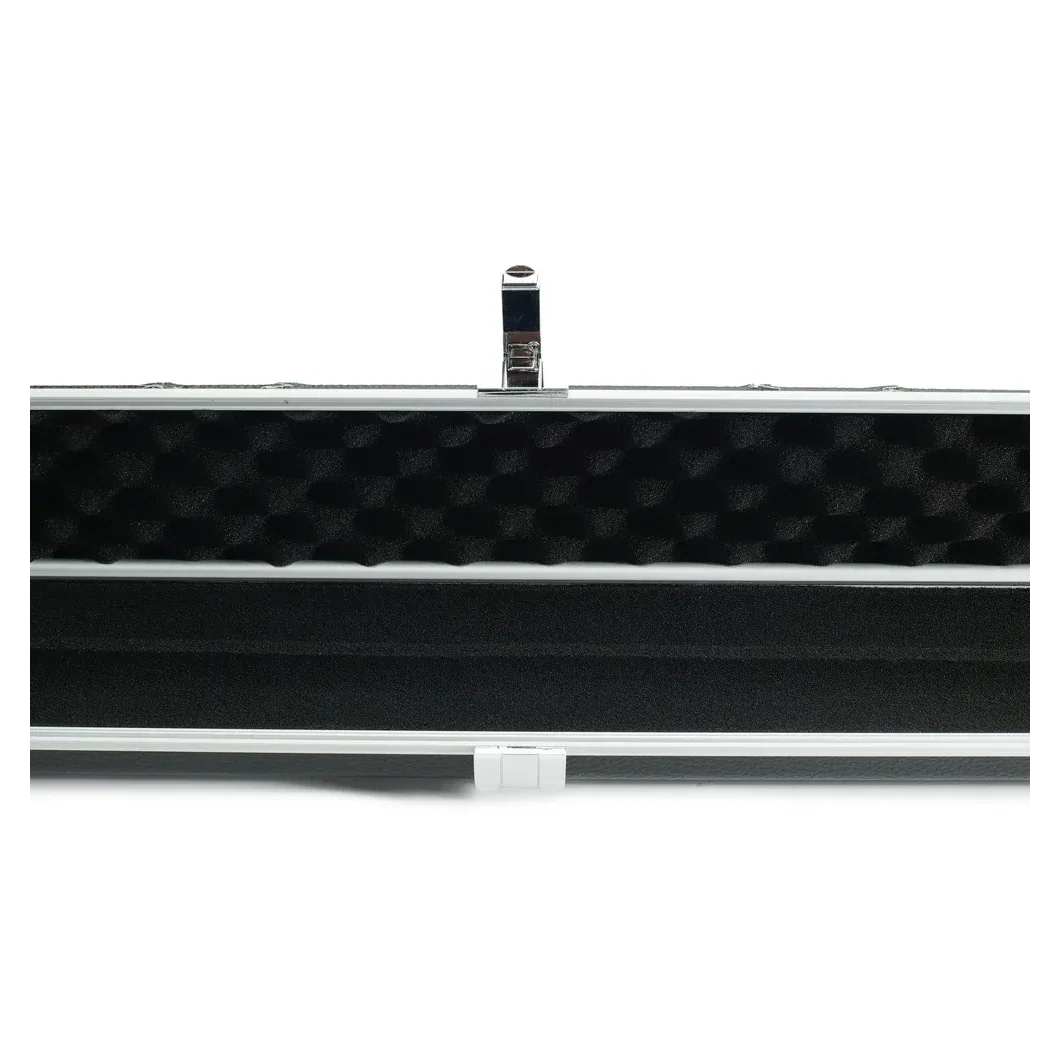 Peradon Halo Black Patch Silver Stitch ¾ Snooker Cue Case - Image 7