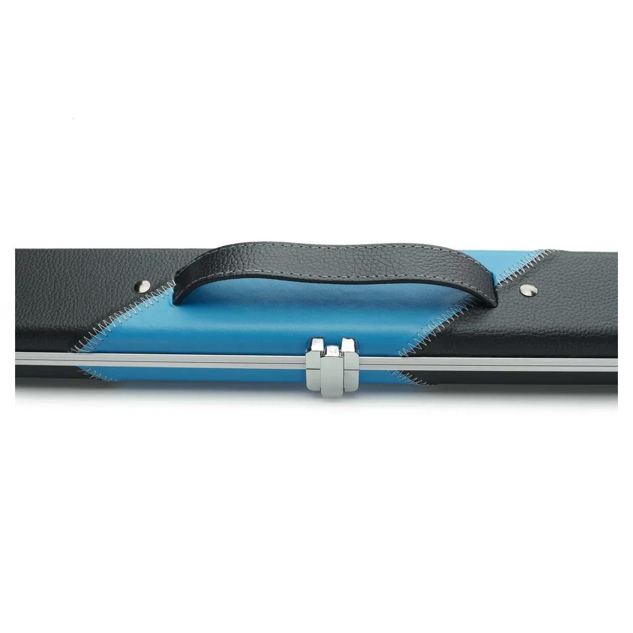 Peradon Halo Black & Sky Stripe 1 Piece Wide Snooker Cue Case - Image 5