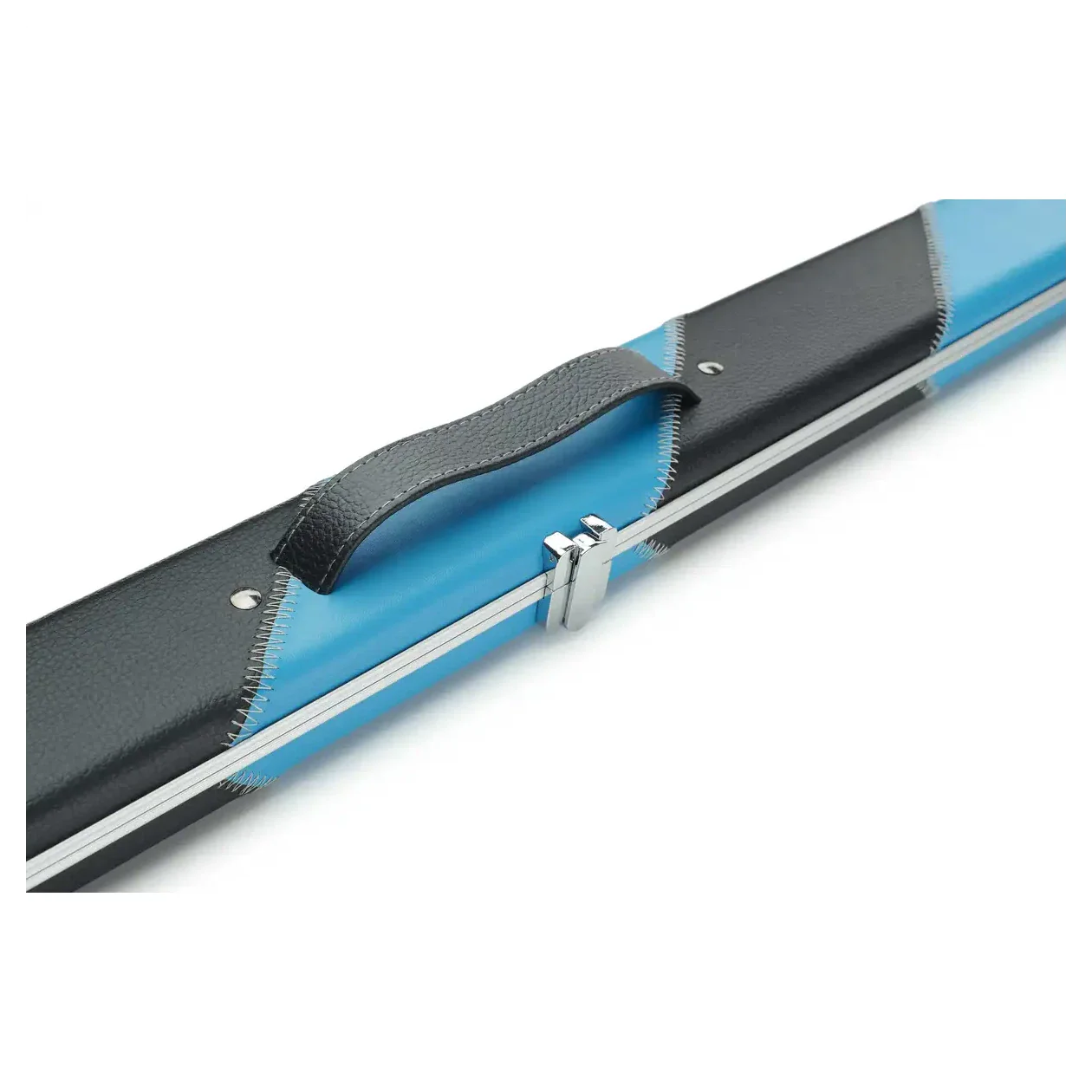 Peradon Halo Black & Sky Stripe 1 Piece Wide Snooker Cue Case - Image 7