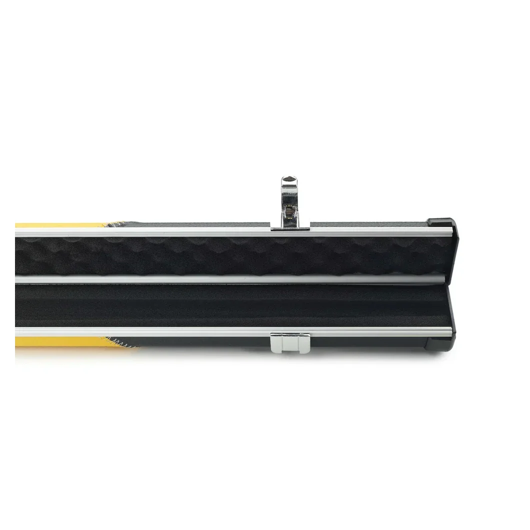 Peradon Halo Black & Yellow Stripe 1 Piece Slim Snooker Cue Case - Image 2
