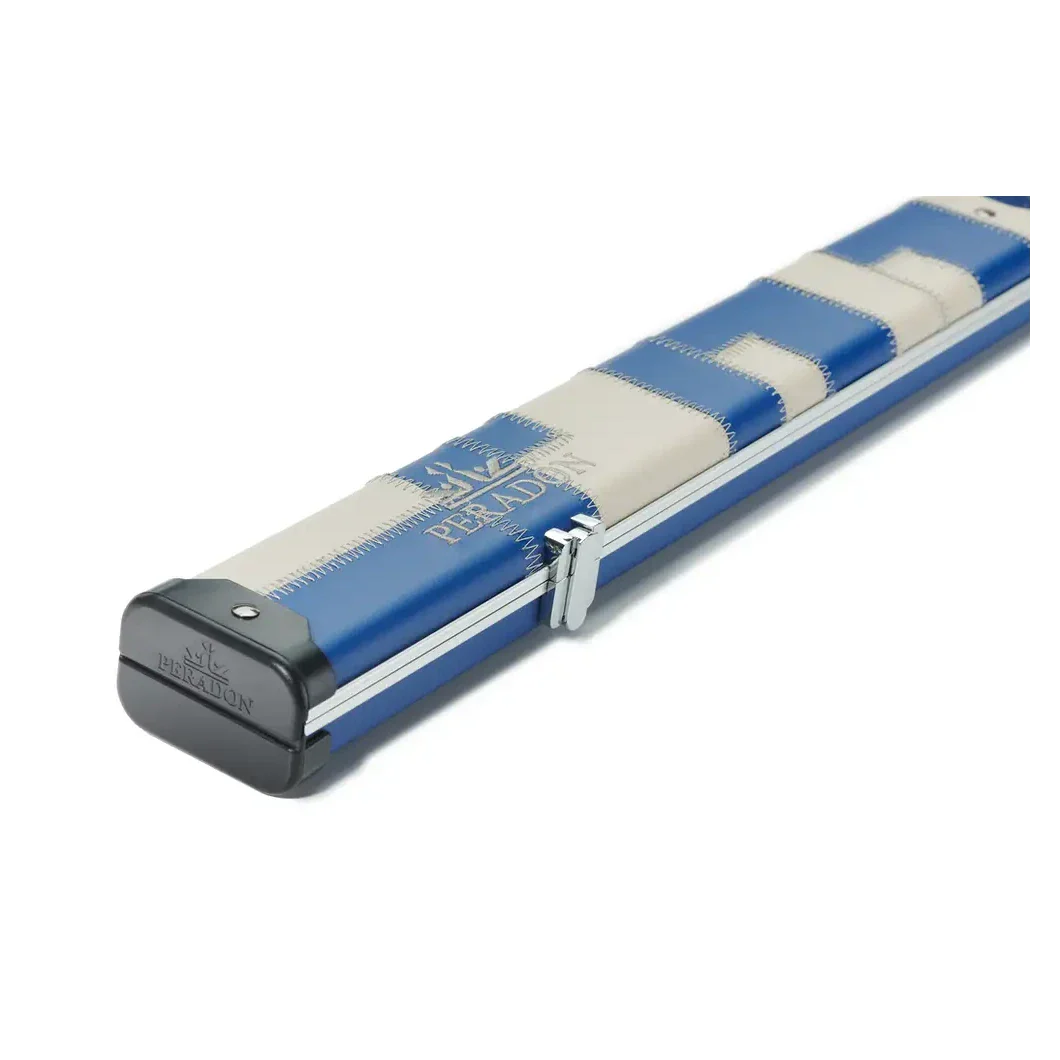 Peradon Halo Blue Cream Patchwork ¾ Snooker Cue Case - Image 11