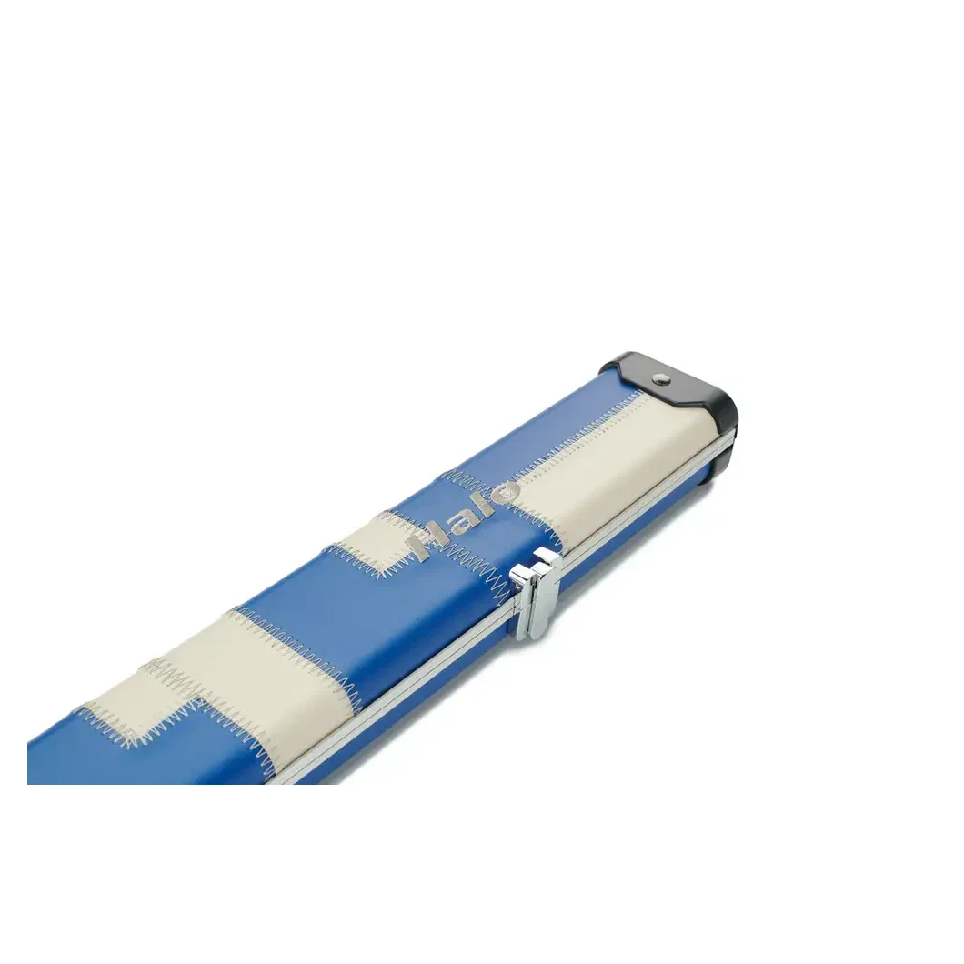 Peradon Halo Blue Cream Patchwork ¾ Snooker Cue Case - Image 14