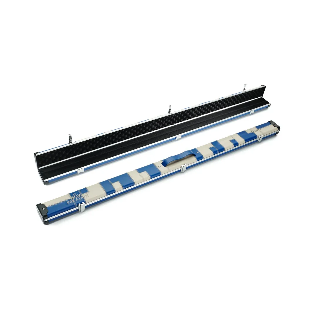 Peradon Halo Blue Cream Patchwork ¾ Snooker Cue Case - Image 6