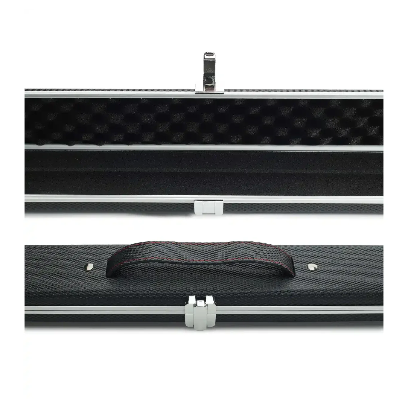 Peradon Halo Carbon & Red Logo 1 Piece Wide Snooker Cue Case - Image 6