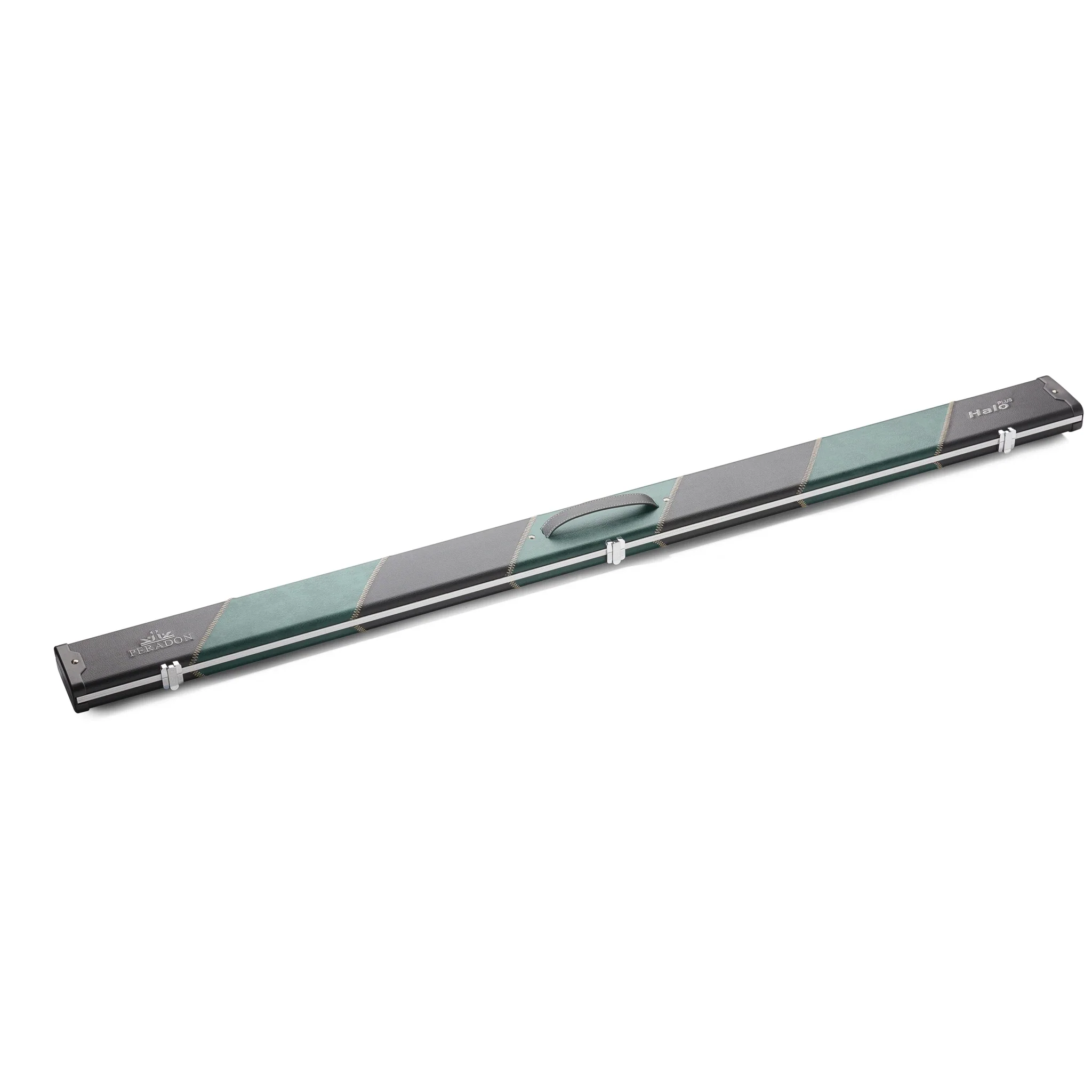 Peradon Halo Plus 1 Piece Black Green Stripe Extra Wide Cue Case - Image 3