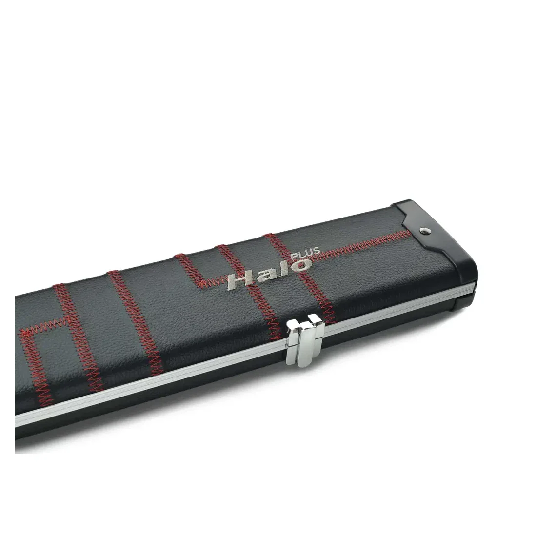 Peradon Halo Plus 1 Piece Black Patch Red Stitch Extra Wide Cue Case - Image 14