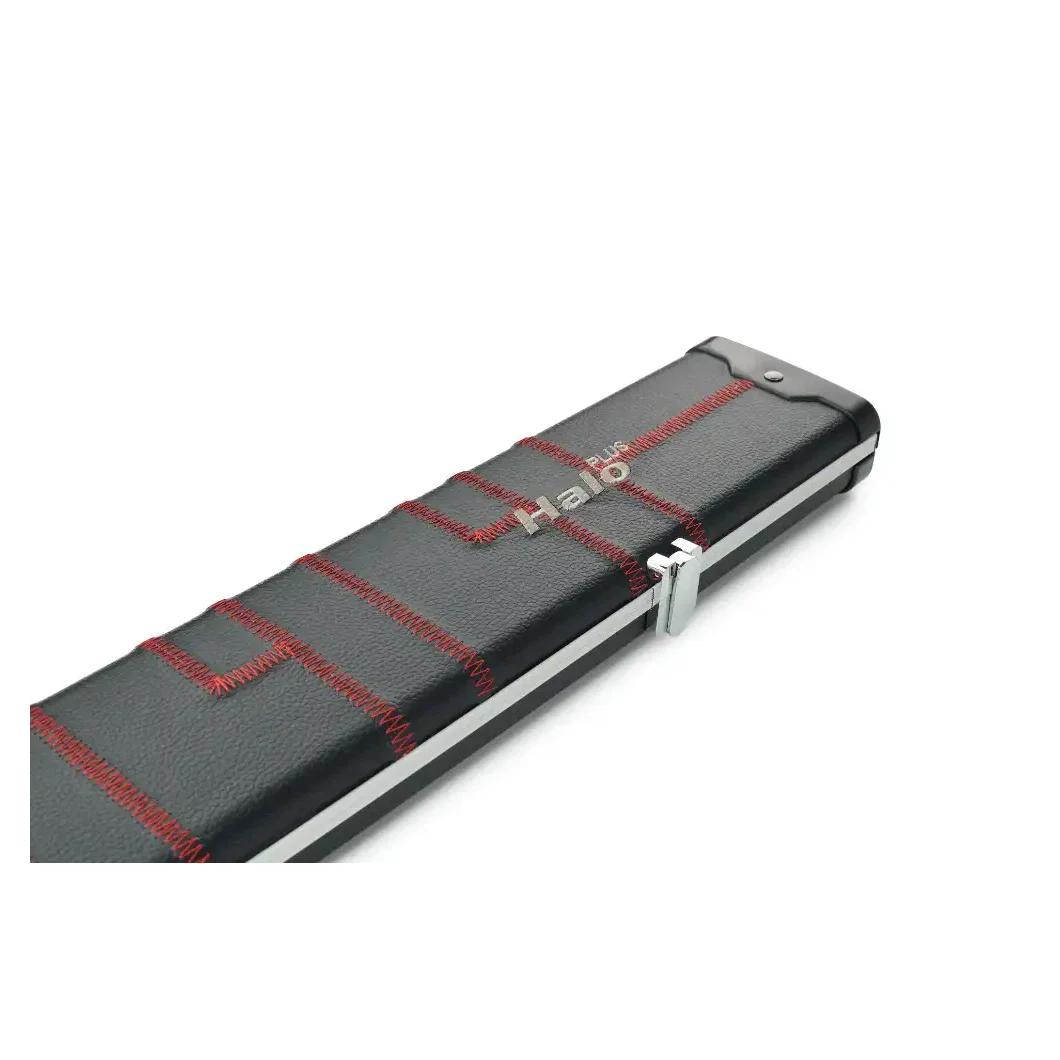 Peradon Halo Plus Black Patch & Red Stitch ¾ Jointed Extra Wide Snooker Cue Case - Image 14