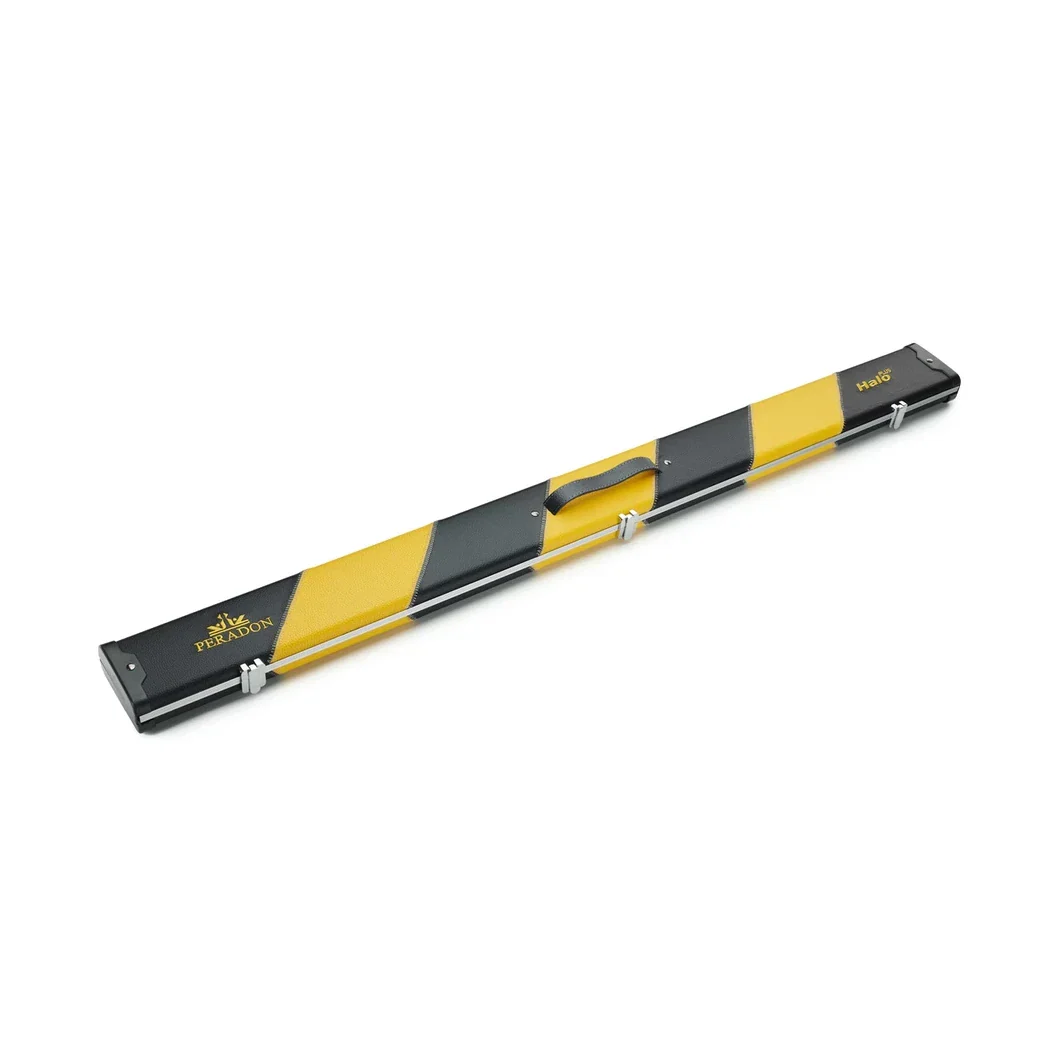 Peradon Halo Plus Black Yellow Stripe 3/4 Jointed Extra Wide Snooker Cue Case - Image 5